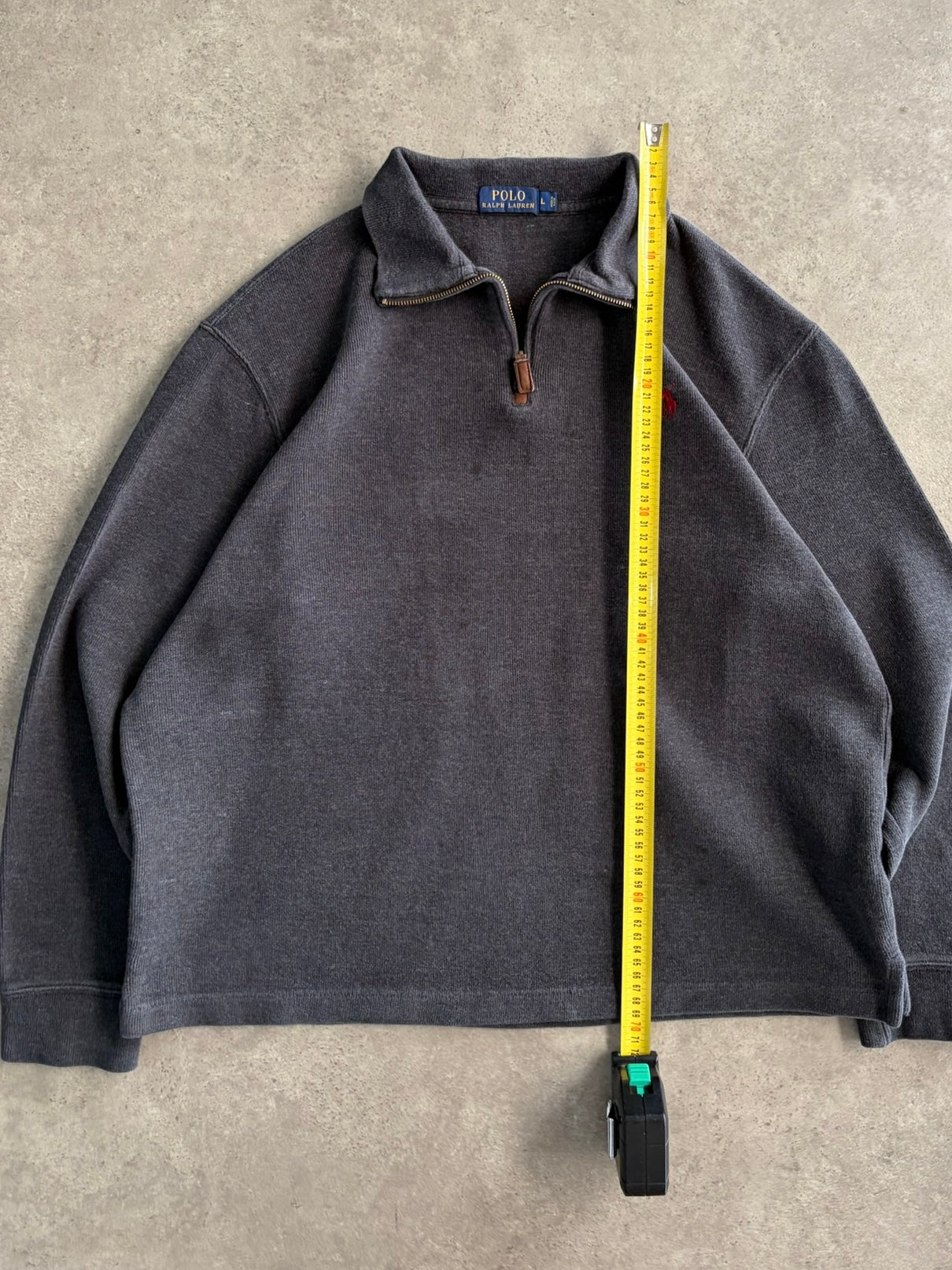 סוודר קווארטר זיפ Polo Ralph Lauren וינטג׳ - XL