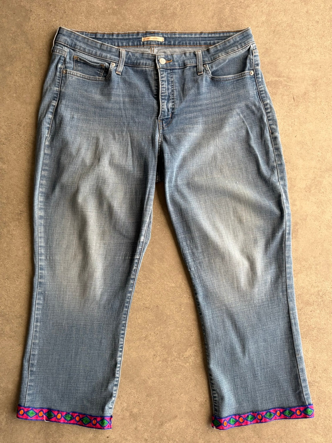 ג׳ינס Levi's 415 עם רקמה וינטג׳ - 38