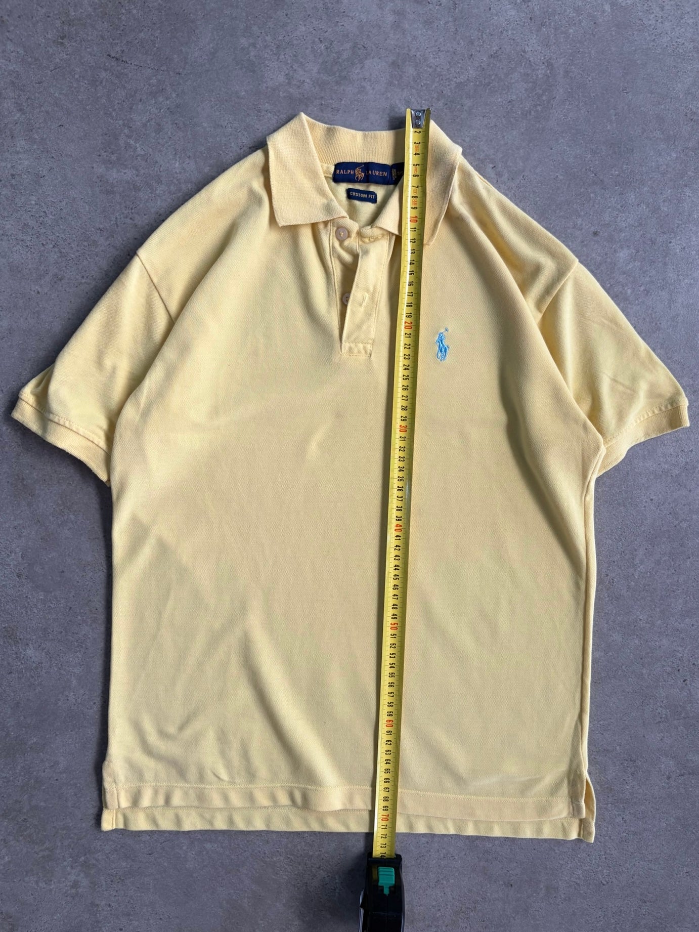 חולצת פולו Ralph Lauren צהובה וינטג׳ - S