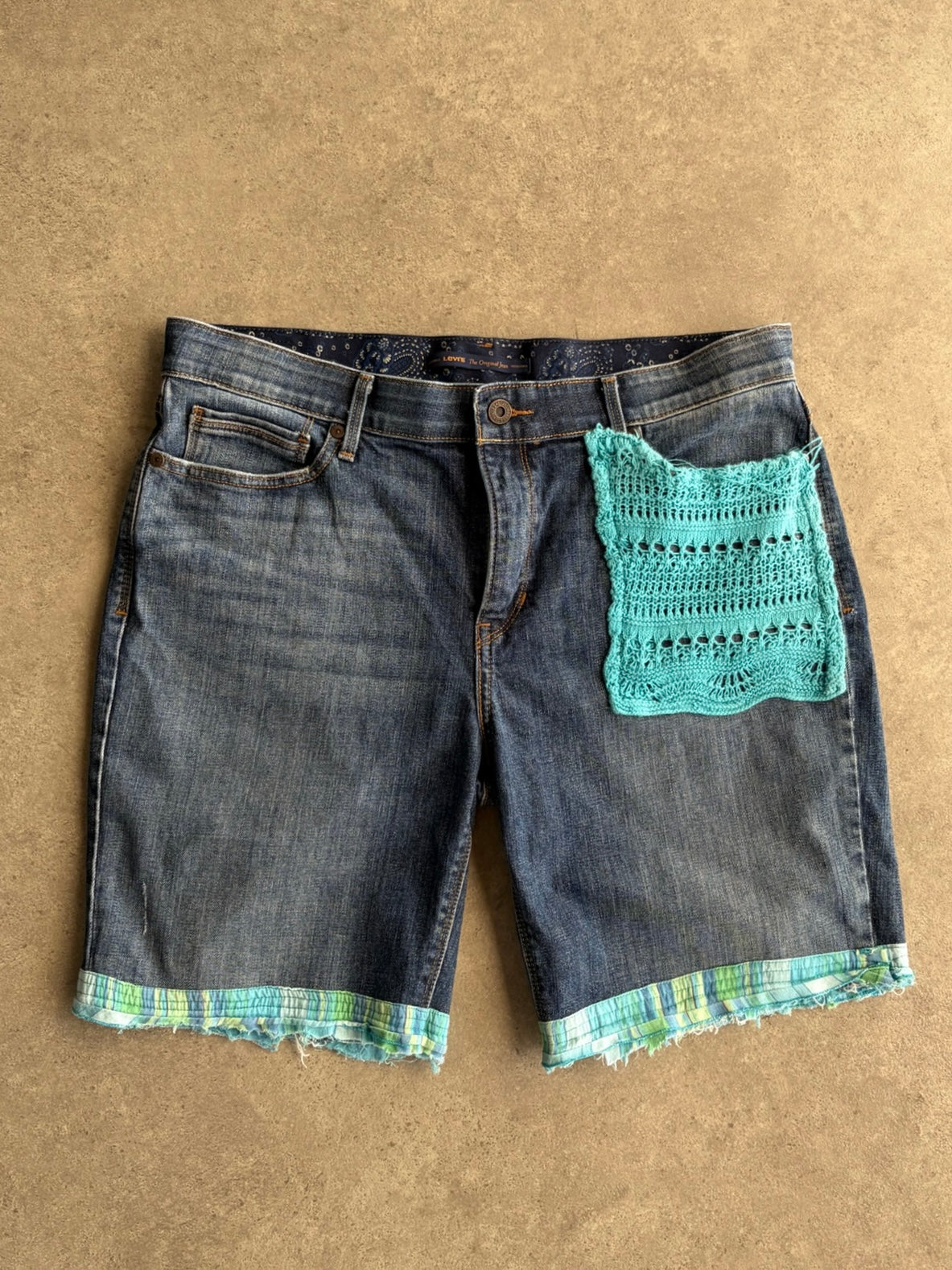שורטס ג׳ינס Levi's מותאמים אישית וינטג׳ - 33