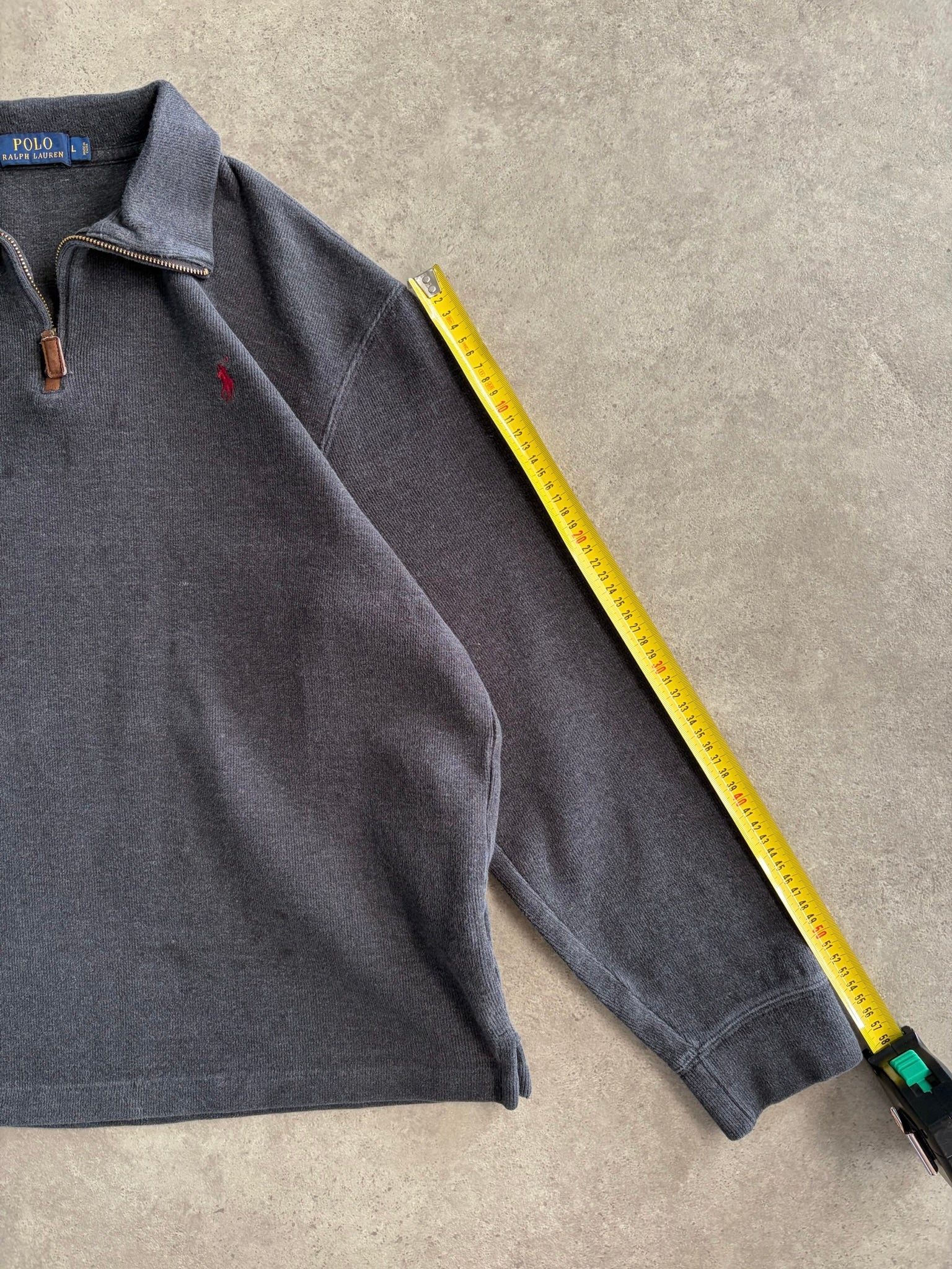 סוודר קווארטר זיפ Polo Ralph Lauren וינטג׳ - XL