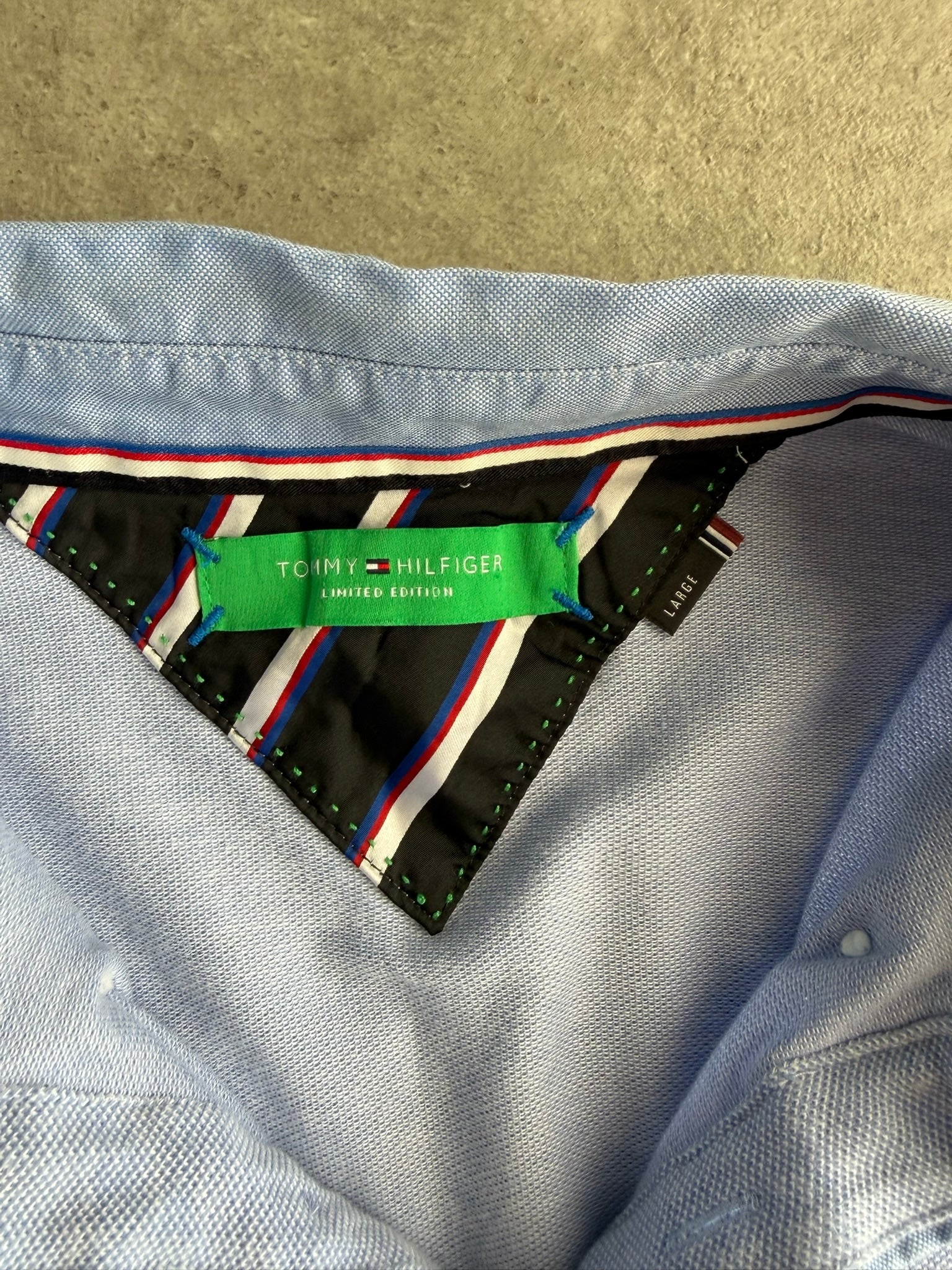 חולצת פולו שרוול ארוך Tommy Hilfiger Limited Edition וינטג׳ - S