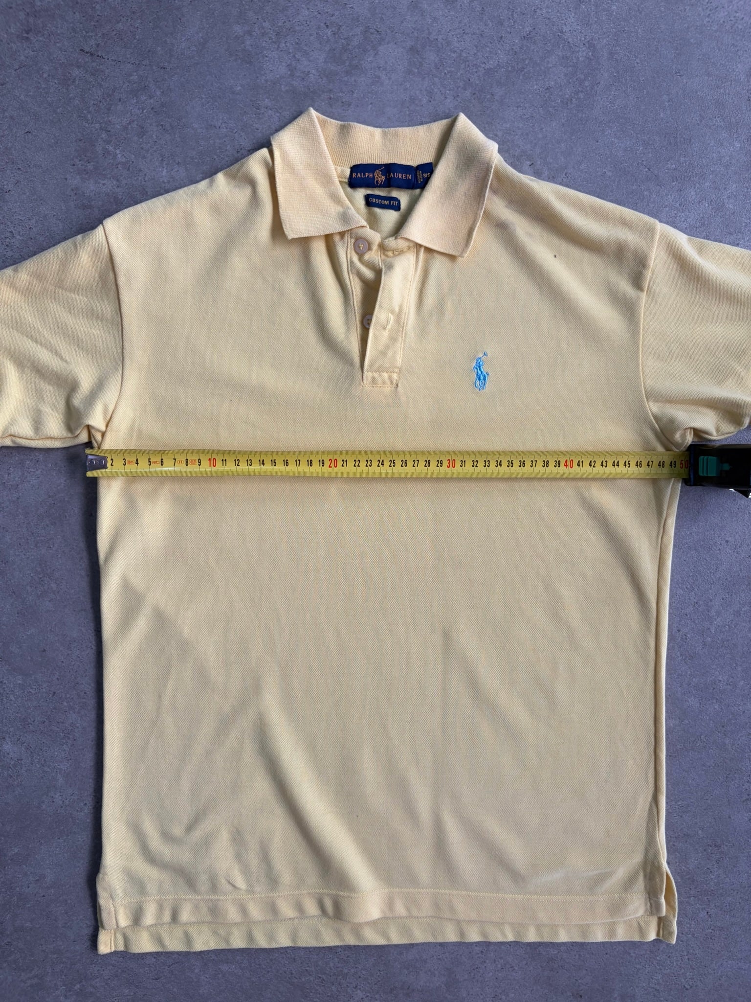 חולצת פולו Ralph Lauren צהובה וינטג׳ - S