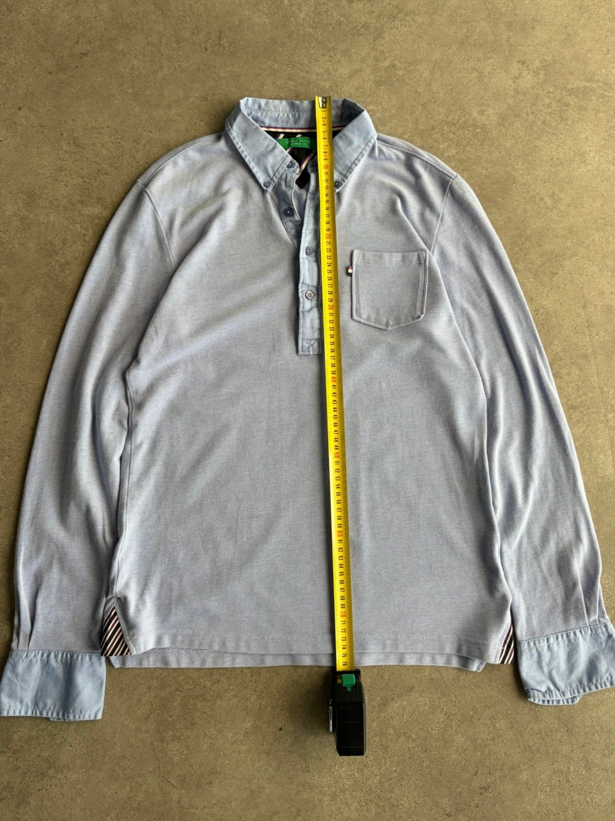 חולצת פולו שרוול ארוך Tommy Hilfiger Limited Edition וינטג׳ - S