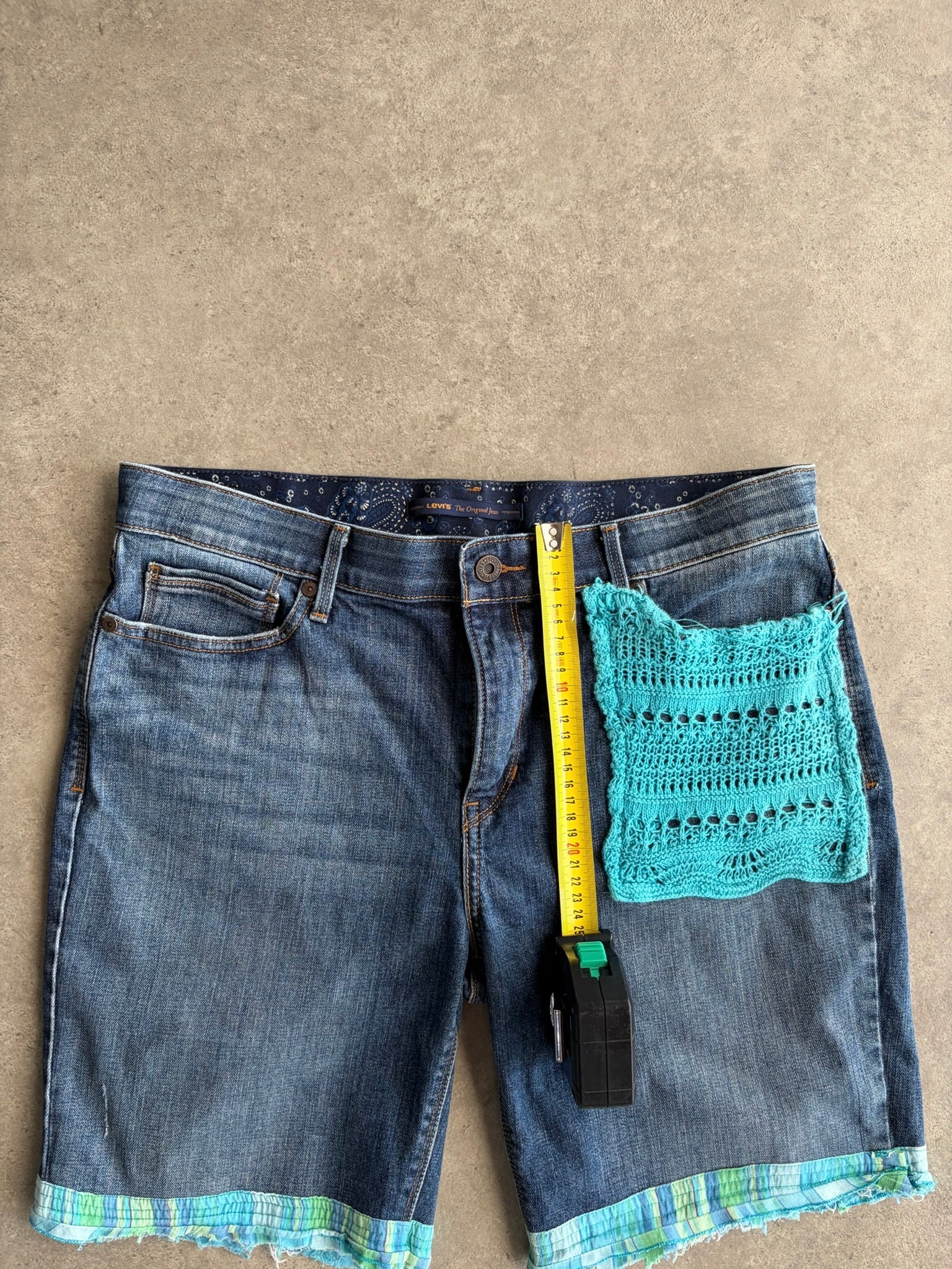 שורטס ג׳ינס Levi's מותאמים אישית וינטג׳ - 33