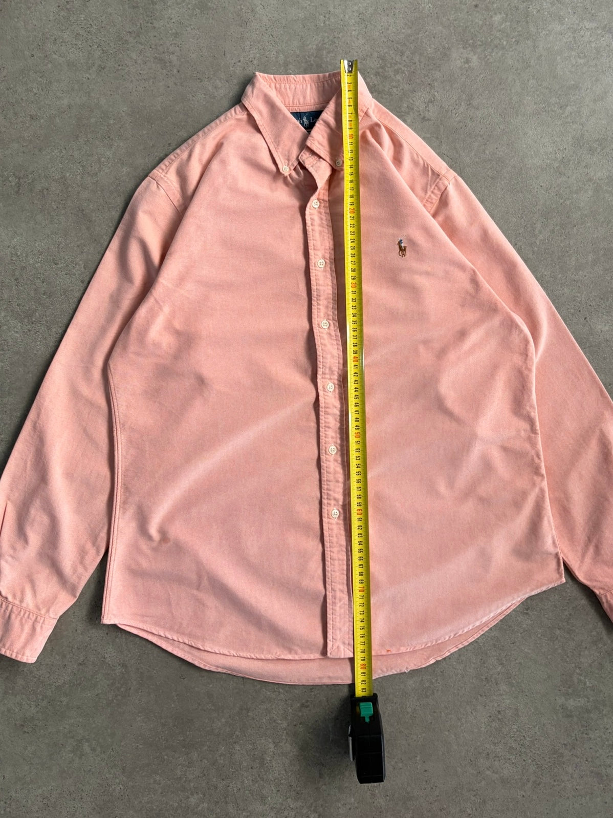 חולצת אוקספורד Ralph Lauren ורודה וינטג׳ - XL
