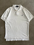 חולצת פולו Ralph Lauren לבנה וינטג׳ - M