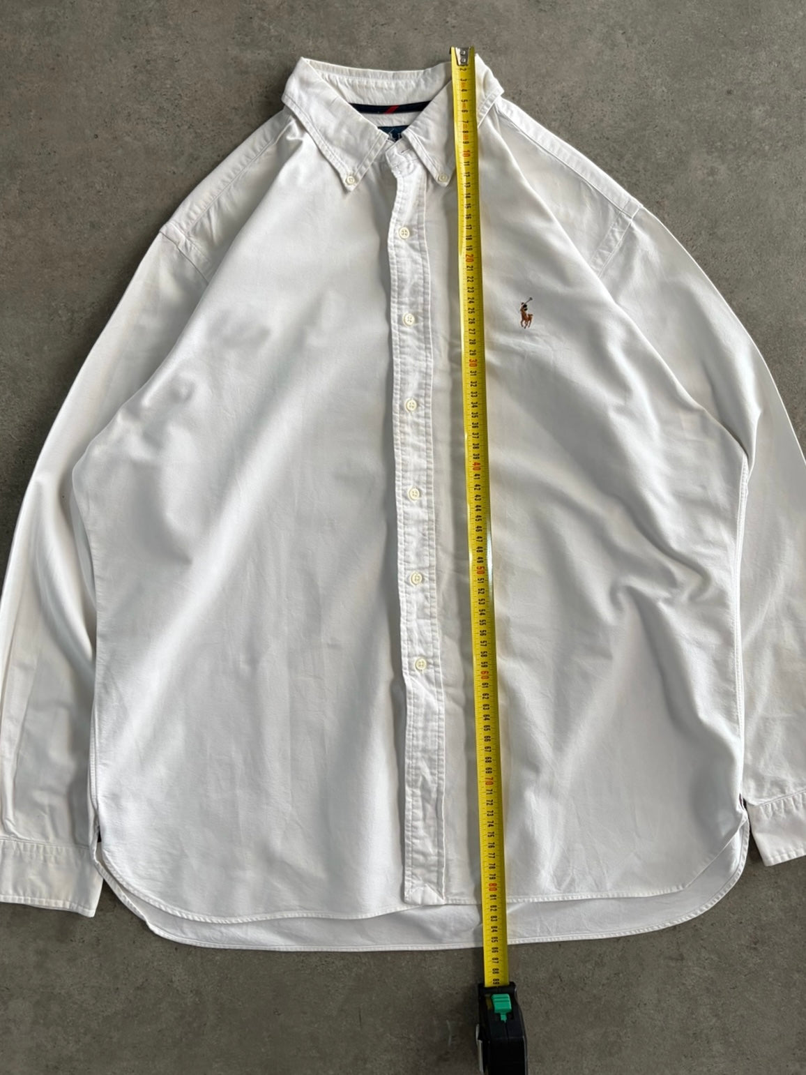 חולצת אוקספורד Ralph Lauren לבנה וינטג׳ - XXL
