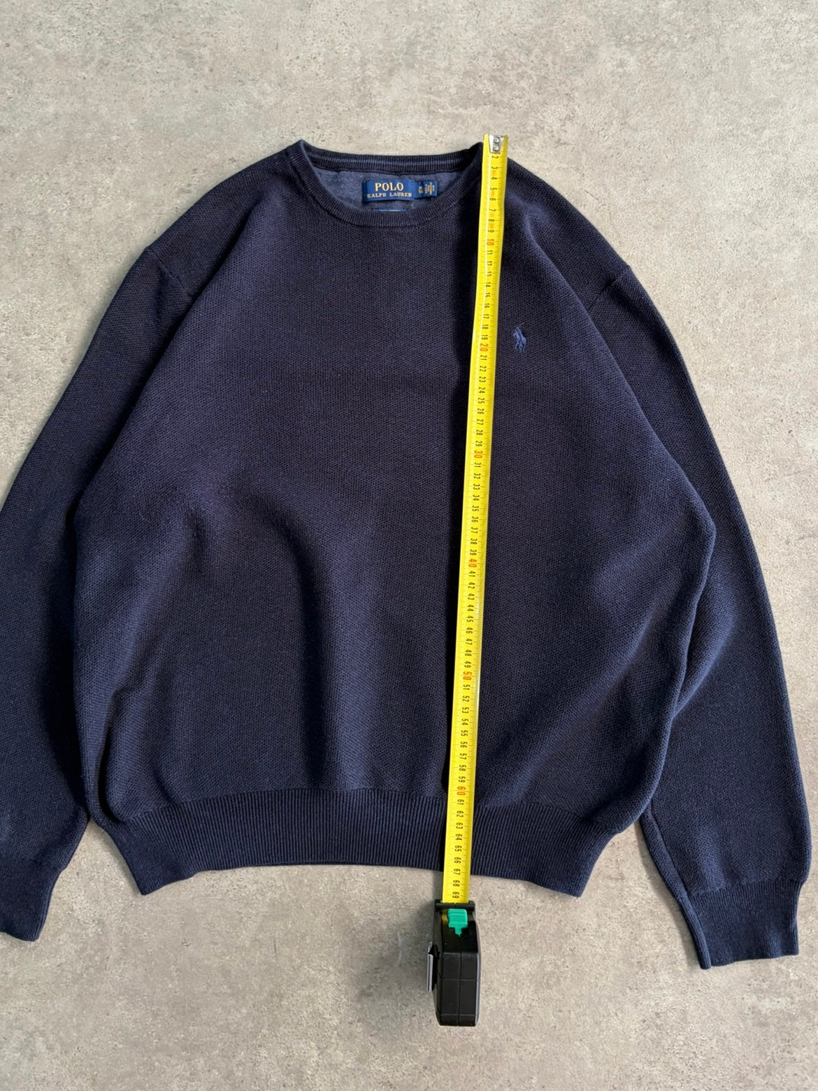 סוודר Polo Ralph Lauren כחול נייבי וינטג׳ - XL