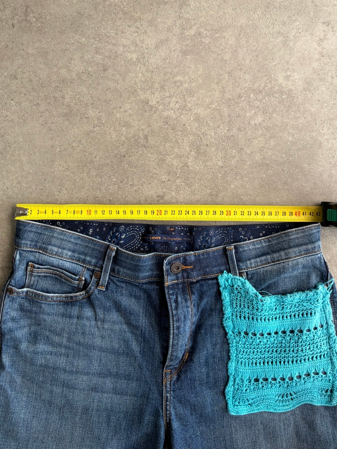 שורטס ג׳ינס Levi's מותאמים אישית וינטג׳ - 33
