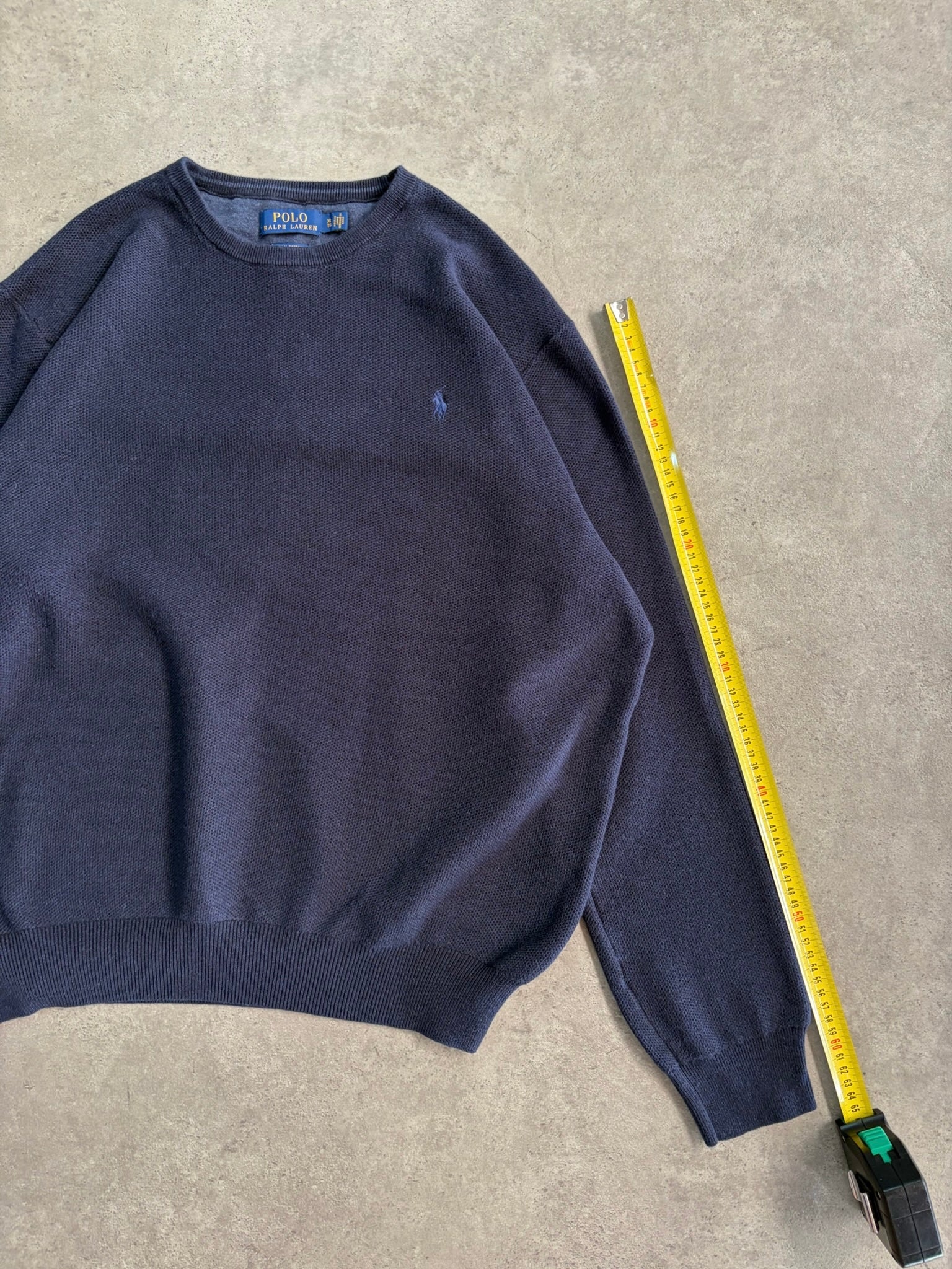 סוודר Polo Ralph Lauren כחול נייבי וינטג׳ - XL