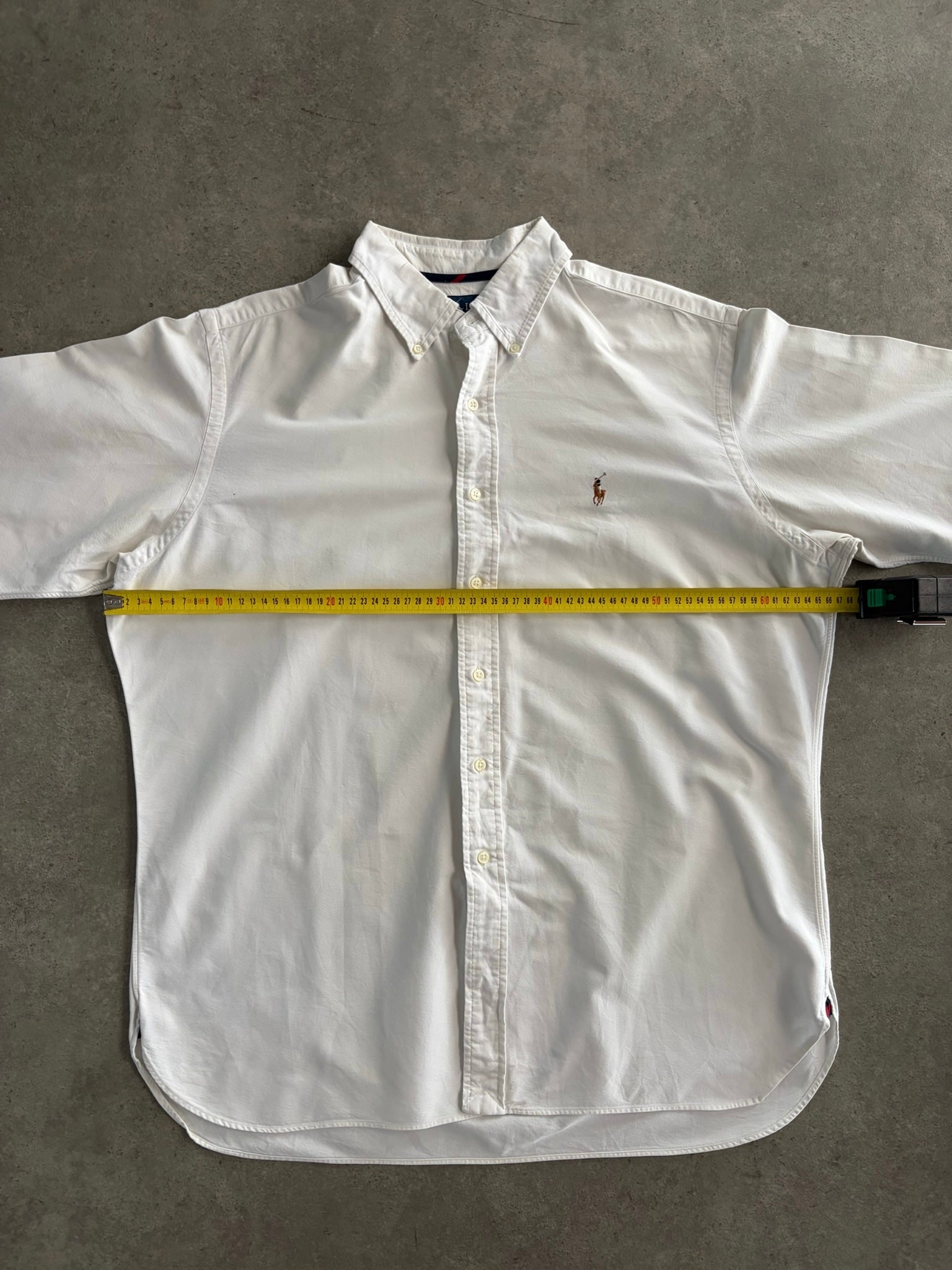 חולצת אוקספורד Ralph Lauren לבנה וינטג׳ - XXL