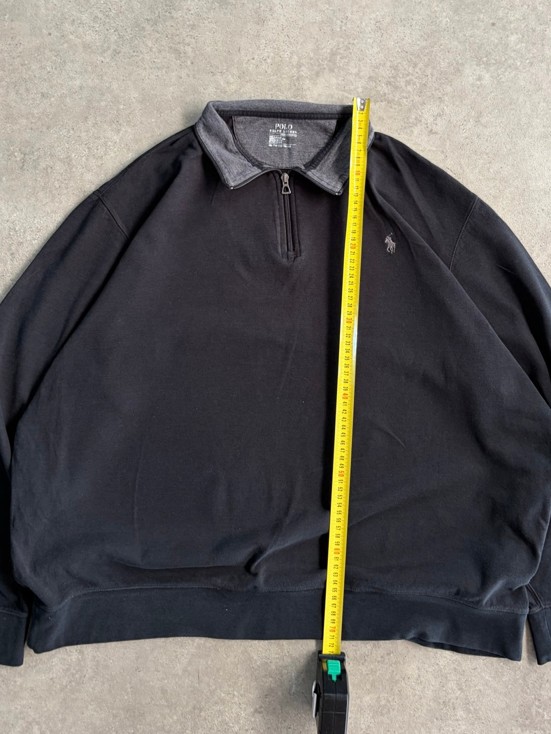 סווטשירט Polo Ralph Lauren חצי רוכסן וינטג׳ - 5XL