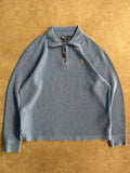 סריג צווארון רבע זיפ Polo Ralph Lauren וינטג׳ - XL