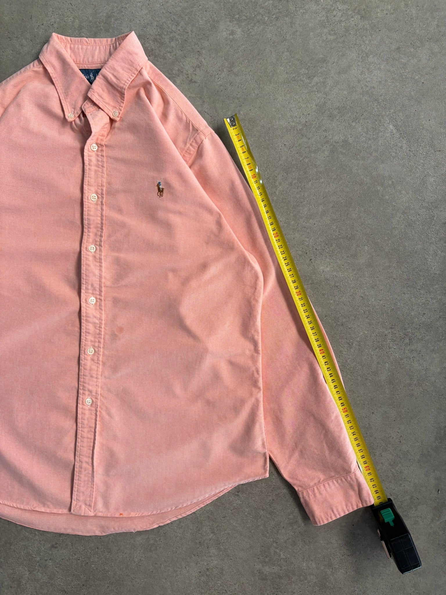 חולצת אוקספורד Ralph Lauren ורודה וינטג׳ - XL