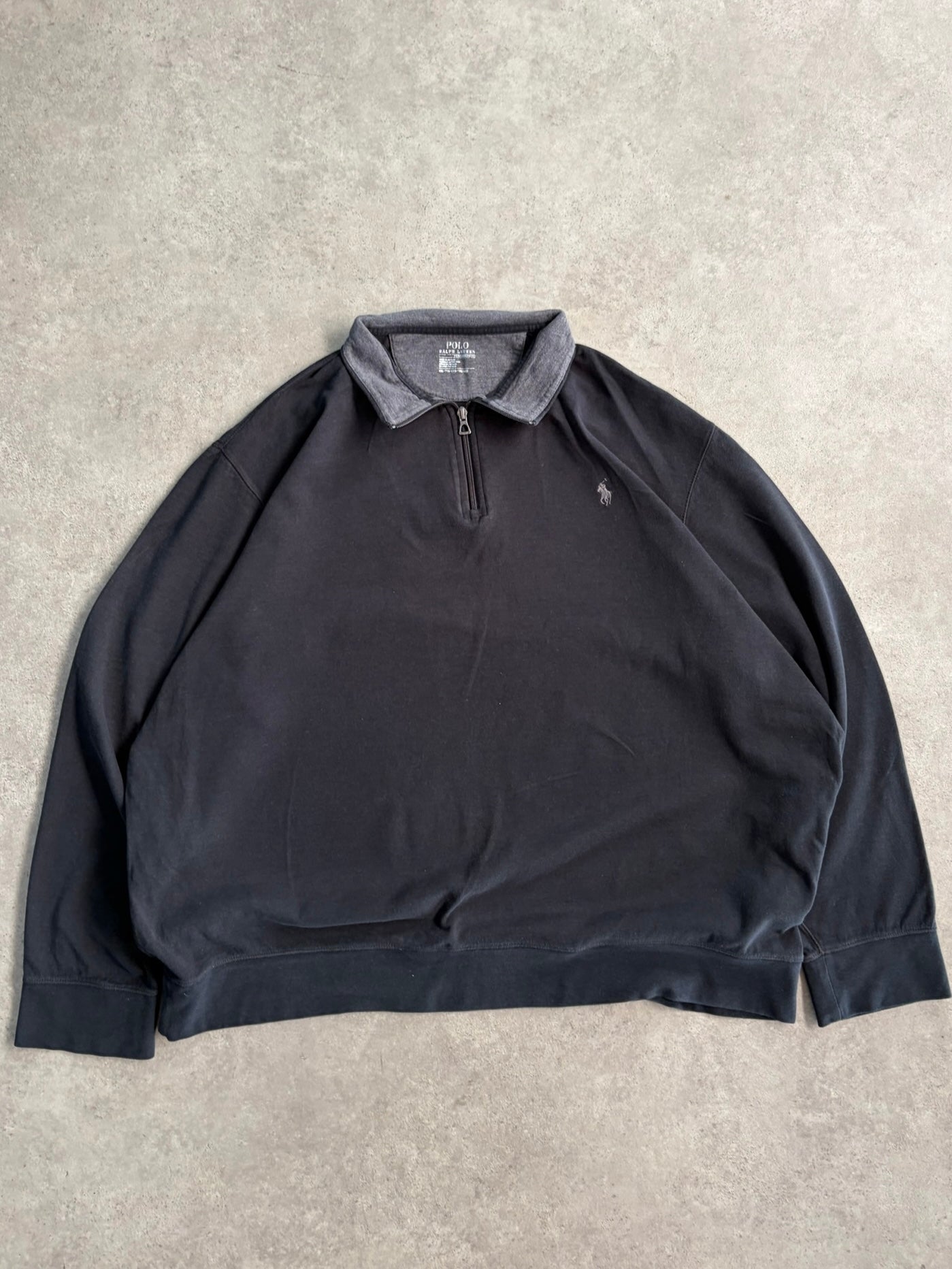 סווטשירט Polo Ralph Lauren חצי רוכסן וינטג׳ - 5XL