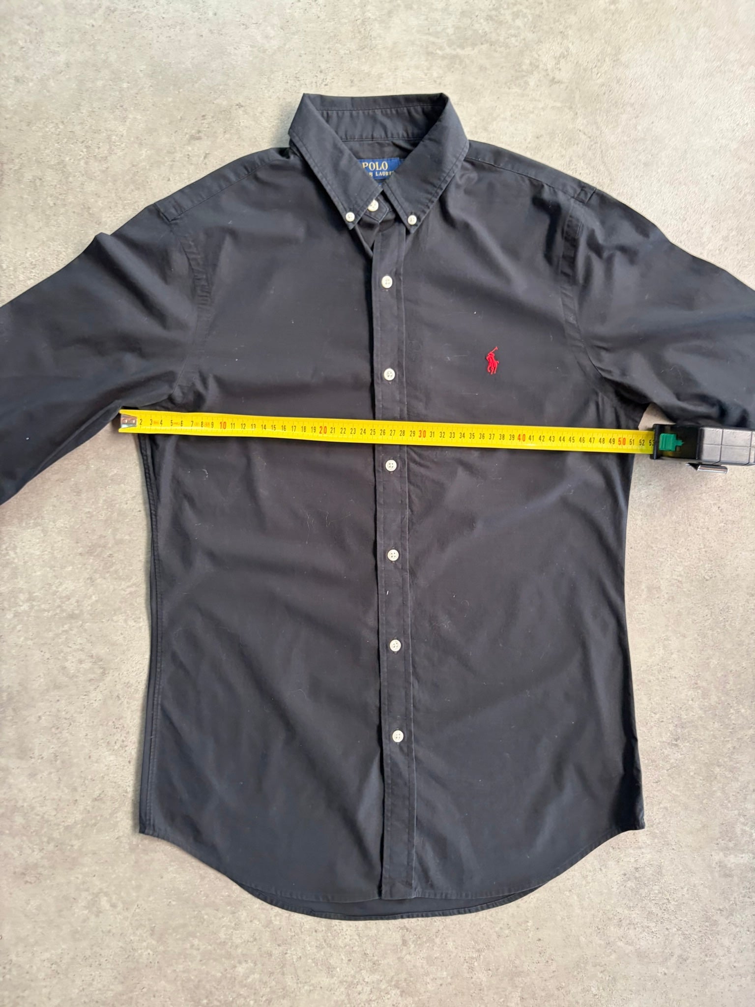 חולצת Polo Ralph Lauren שחורה וינטג׳ - M
