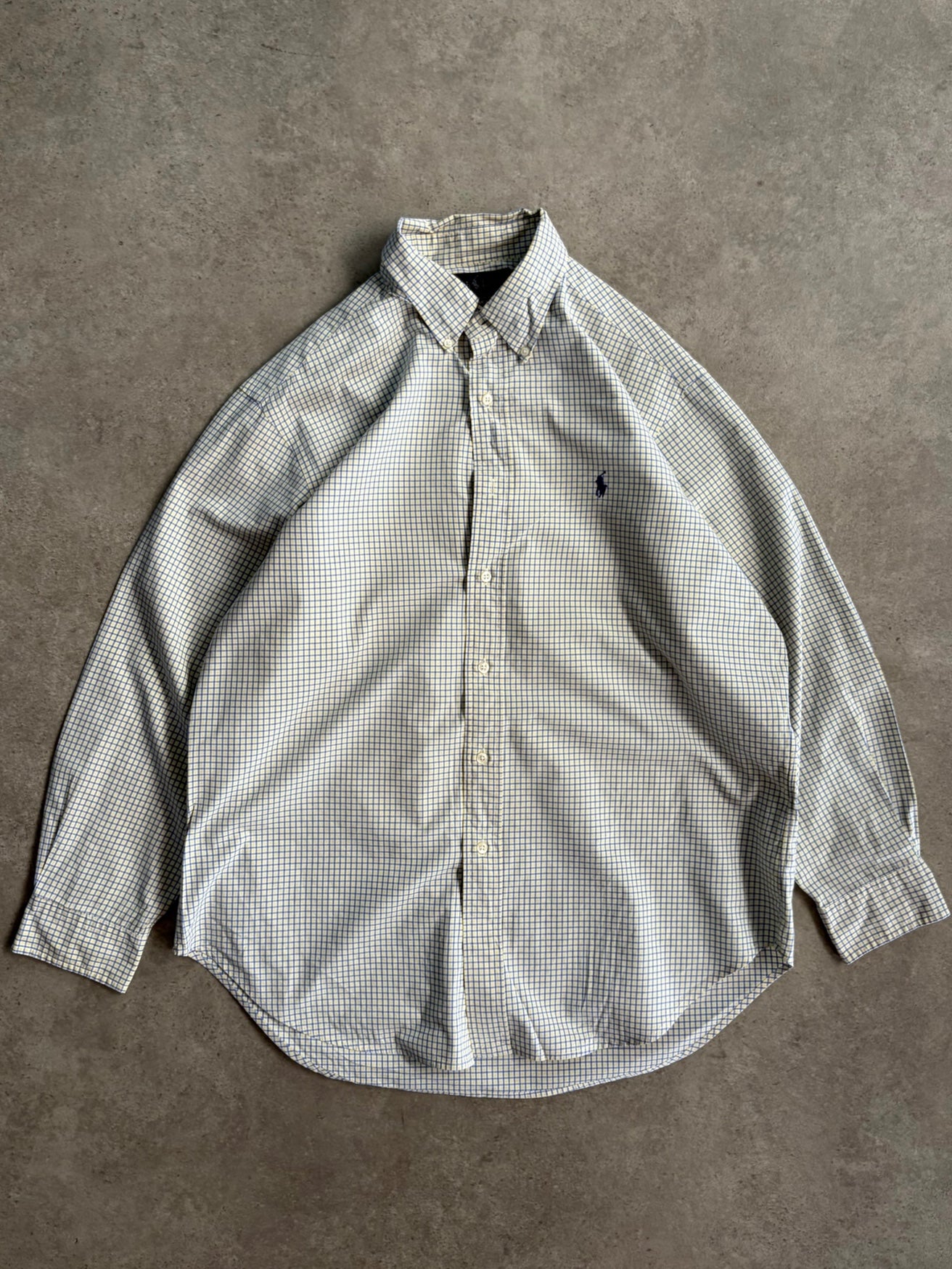 חולצת Ralph Lauren משבצות וינטג׳ - XXL