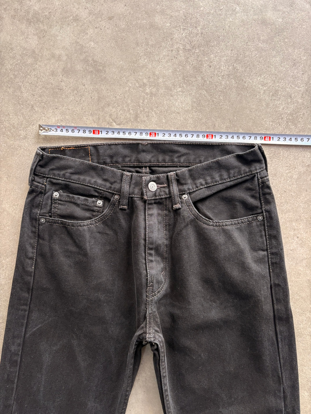 Levi's 505 ג׳ינס שחור וינטג׳ - 30
