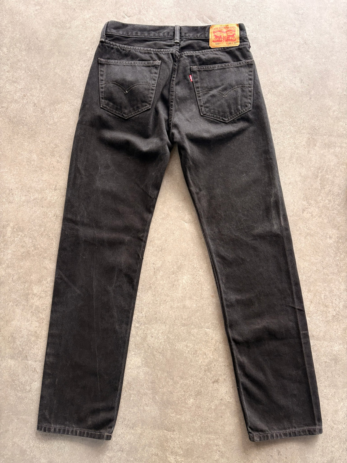 Levi's 505 ג׳ינס שחור וינטג׳ - 30