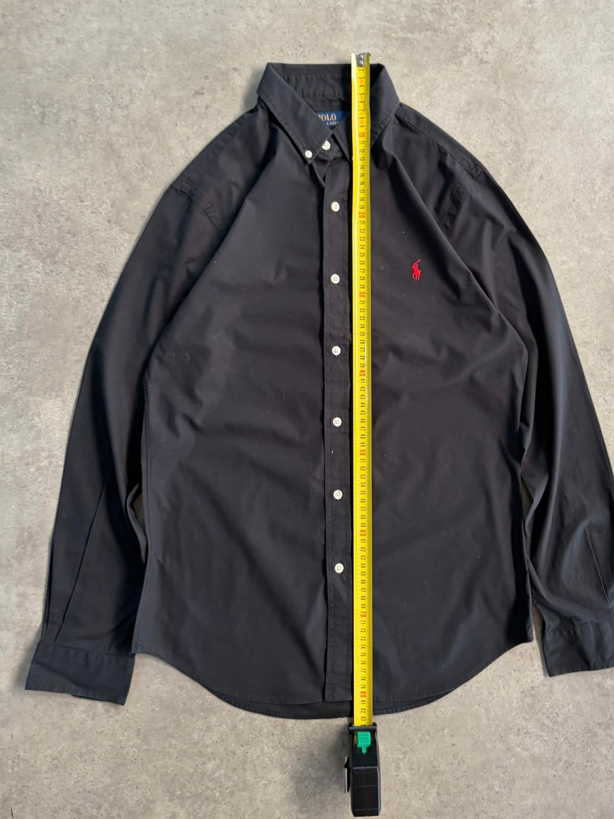 חולצת Polo Ralph Lauren שחורה וינטג׳ - M