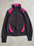 ג׳קט טראק Puma שחור ורוד וינטג׳ - XS
