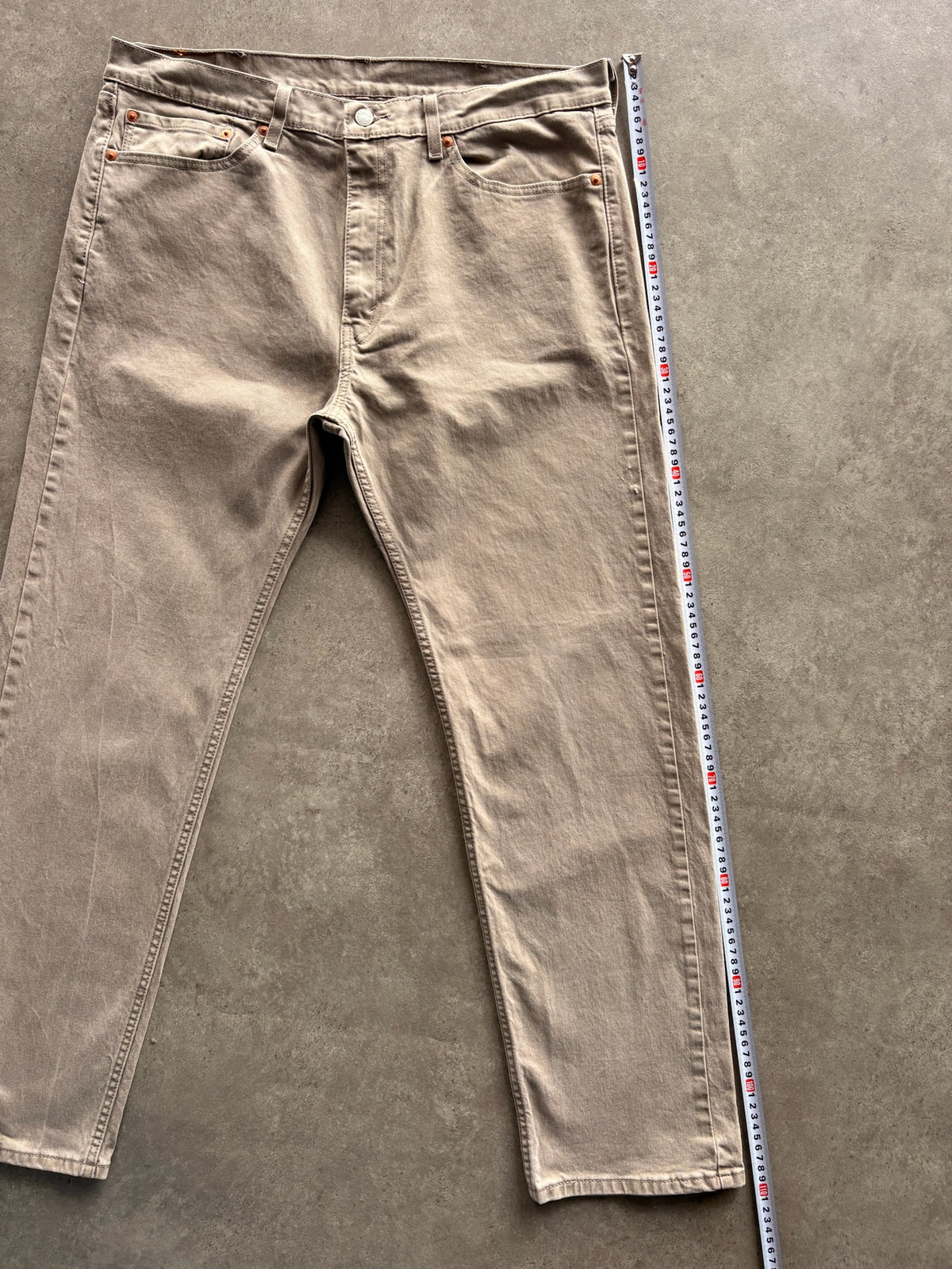 ג'ינס Levi's 505 וינטג׳ בצבע בז' - 37