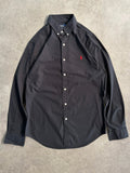 חולצת Polo Ralph Lauren שחורה וינטג׳ - M
