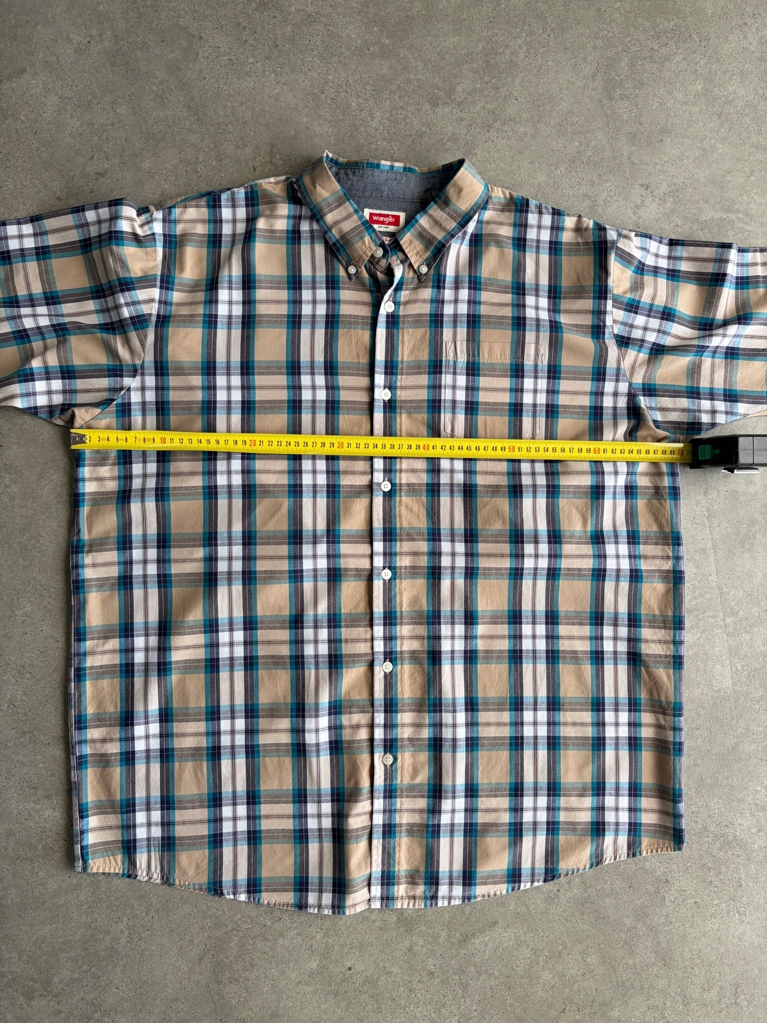 חולצת Wrangler משבצות וינטג׳ - 3XL