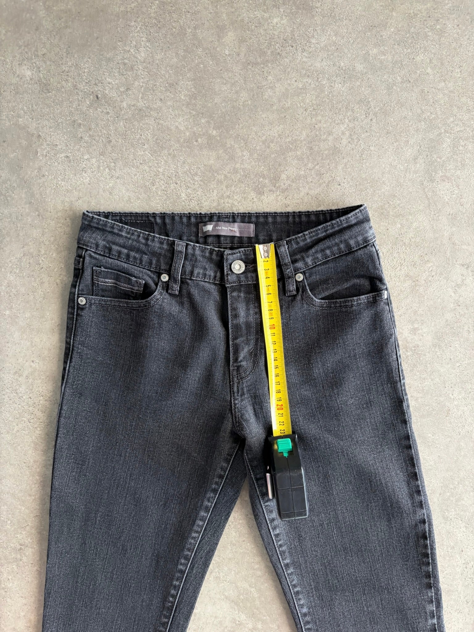 ג׳ינס Levi's Mid Rise Skinny אפור וינטג׳ - 28