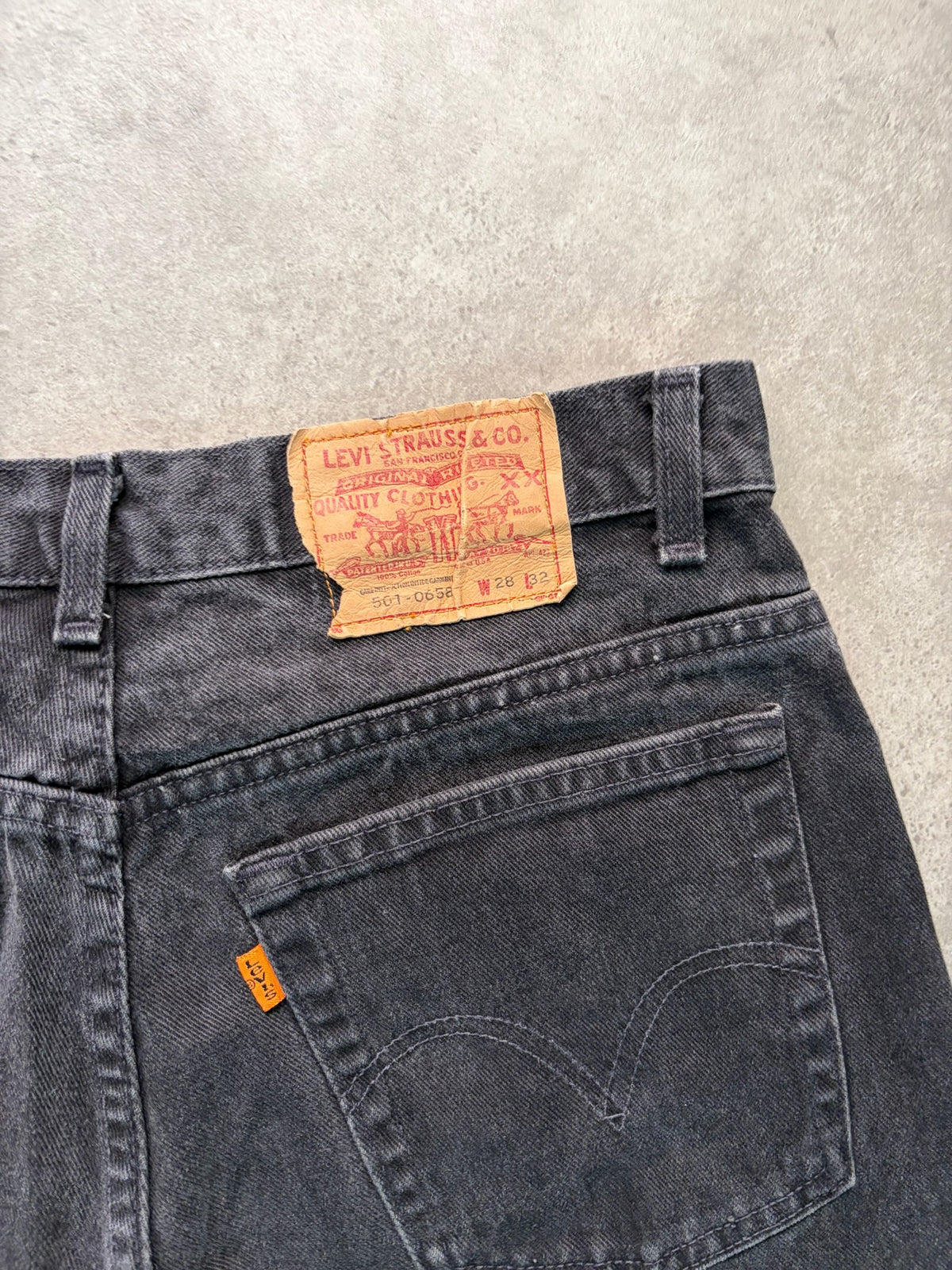 ג'ינס Levi's 501 שחור וינטג׳ - 30 – ג׳ינס ליוויס וינטג׳, תמונה 3