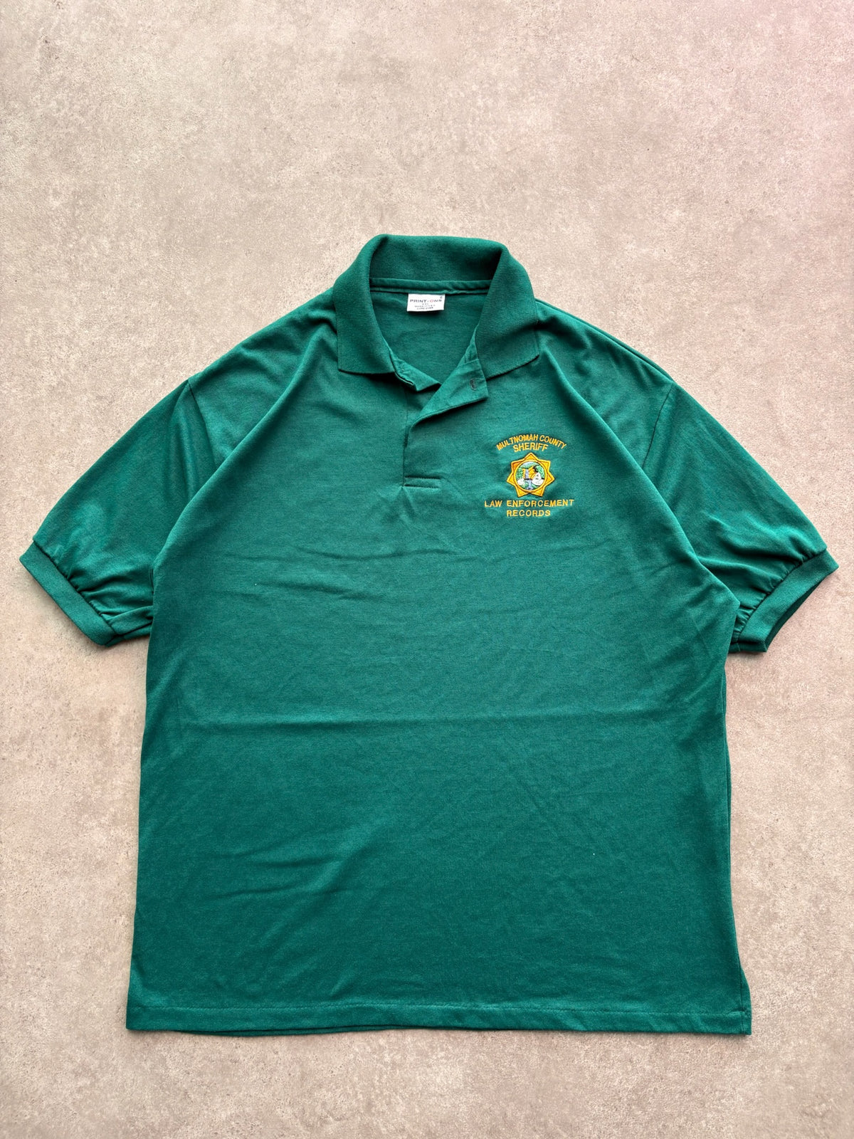 פולו Multnomah County Sheriff וינטג׳ - XL