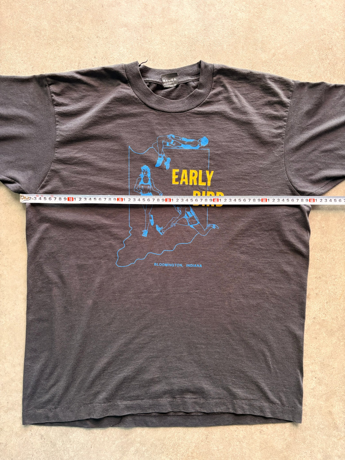 טישירט Early Bird Bloomington Indiana וינטג׳ - L