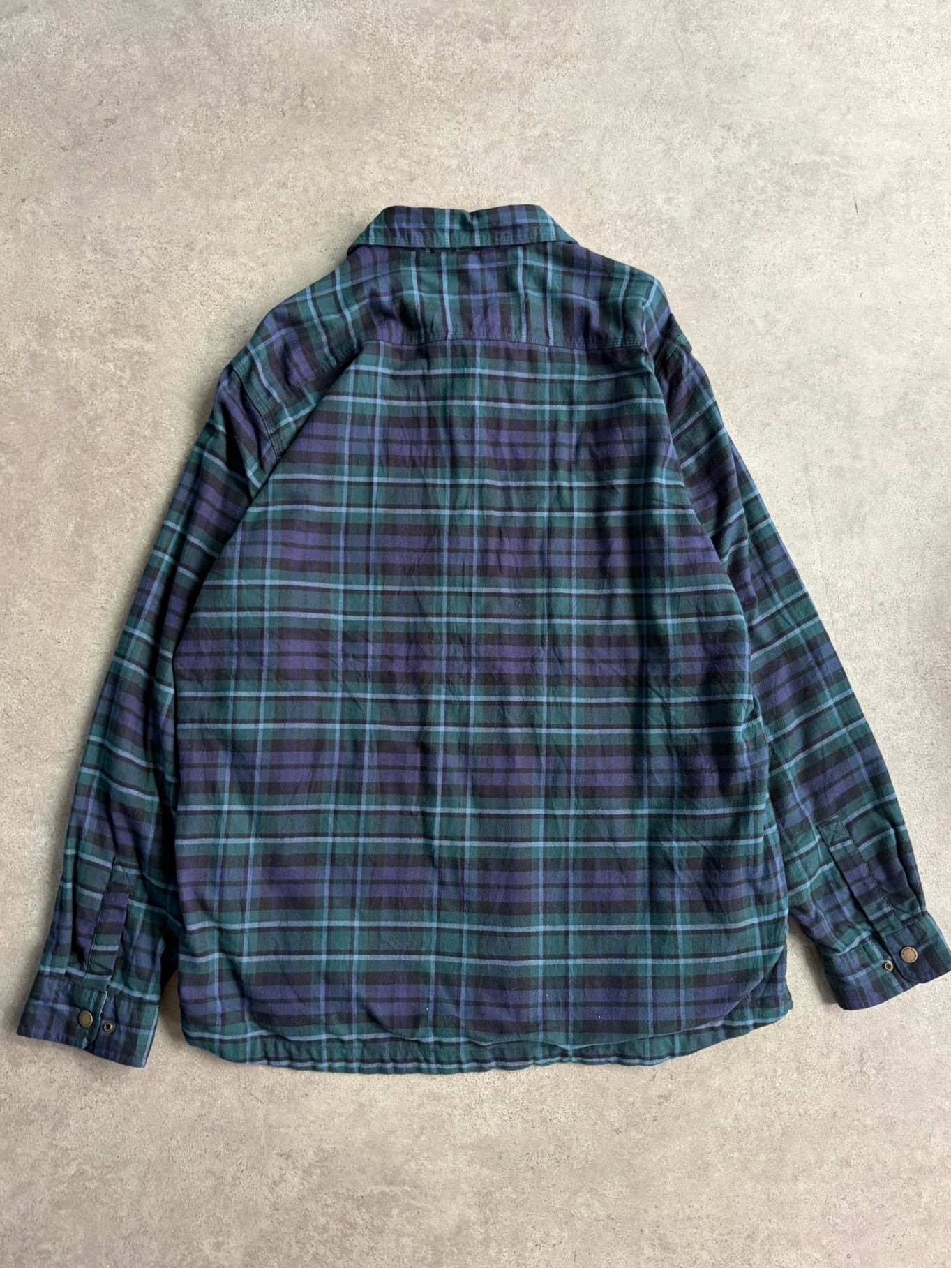 חולצת פלאנל L.L.Bean משובצת וינטג׳ - XL