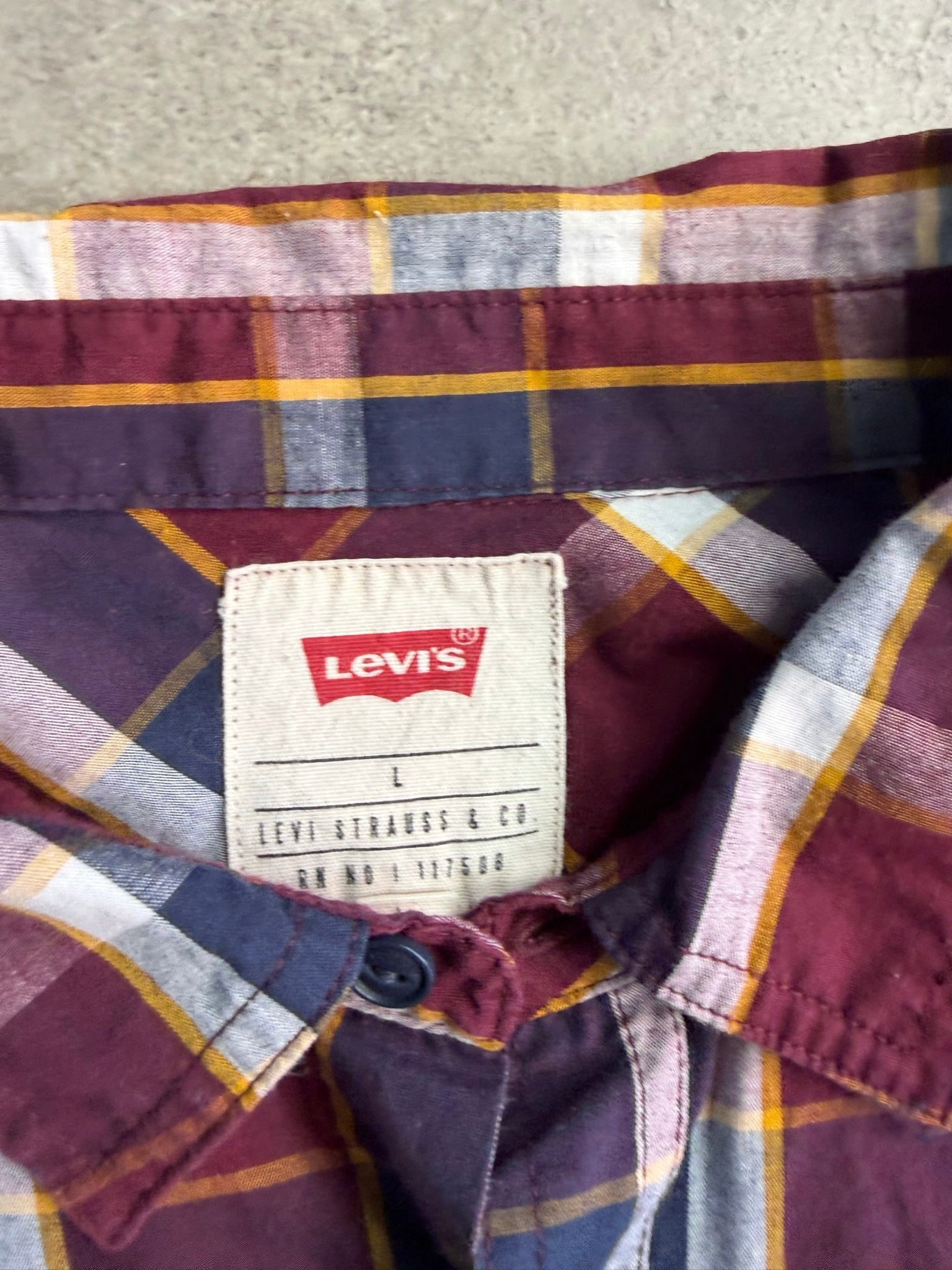 חולצת Levi's משובצת וינטג׳ - M