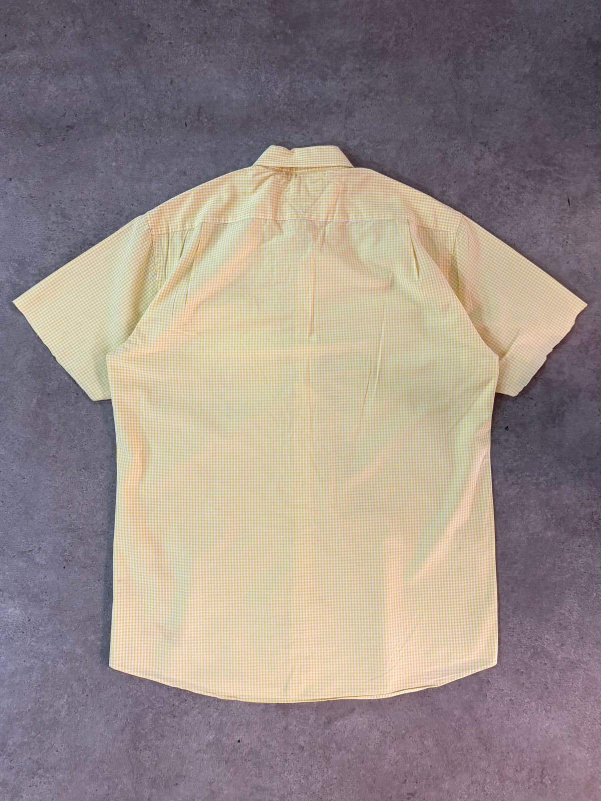 מכופתרת Tommy Hilfiger משבצות צהובות וינטג׳ - L – חולצת פלנל משבצות וינטג׳ טומי הילפיגר, תמונה 2