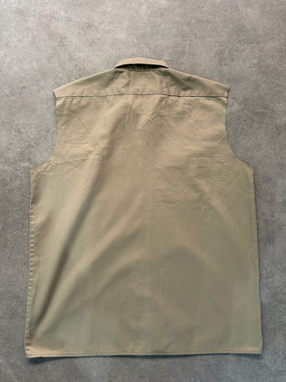 מכופתרת Dickies וינטג׳ בלי שרוולים - L – חולצה מכופתרת וינטג׳ דיקיס, תמונה 2