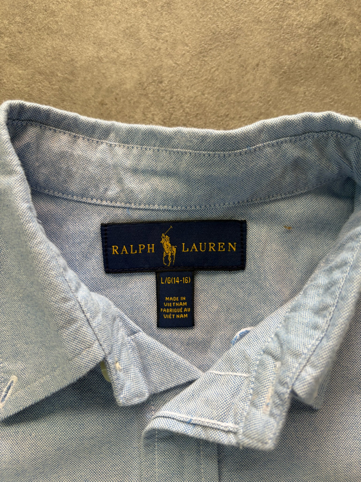 מכופתרת Ralph Lauren וינטג׳ שרוולים קצרים - M – חולצה מכופתרת וינטג׳ ראלף לורן, תמונה 3