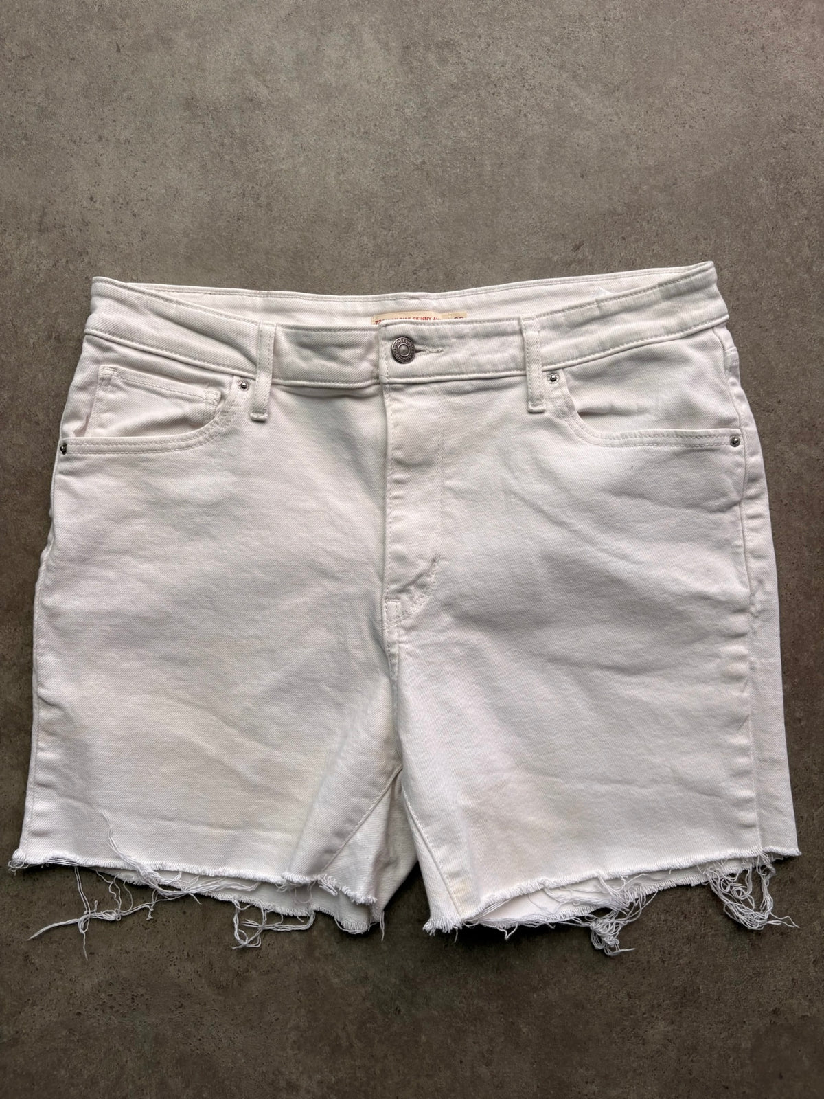 שורט ג'ינס Levi's וינטג׳ לבן - 31