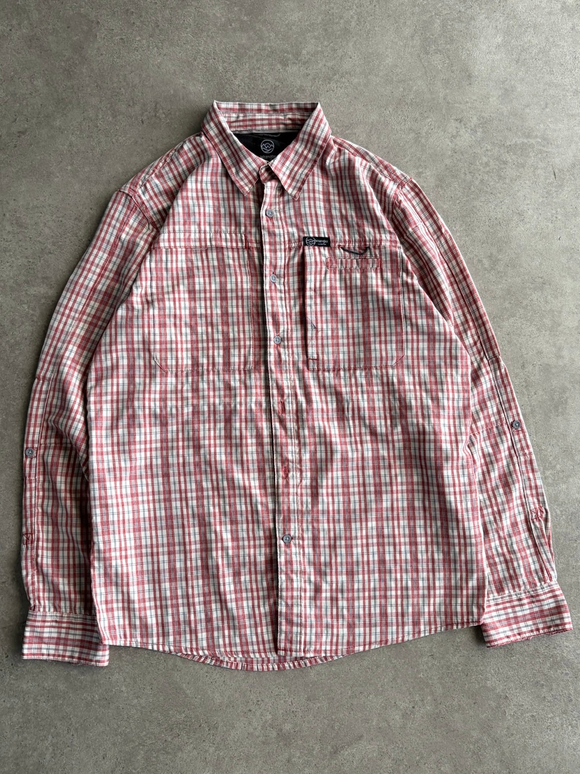 חולצת Wrangler Outdoor משובצת וינטג׳ - M