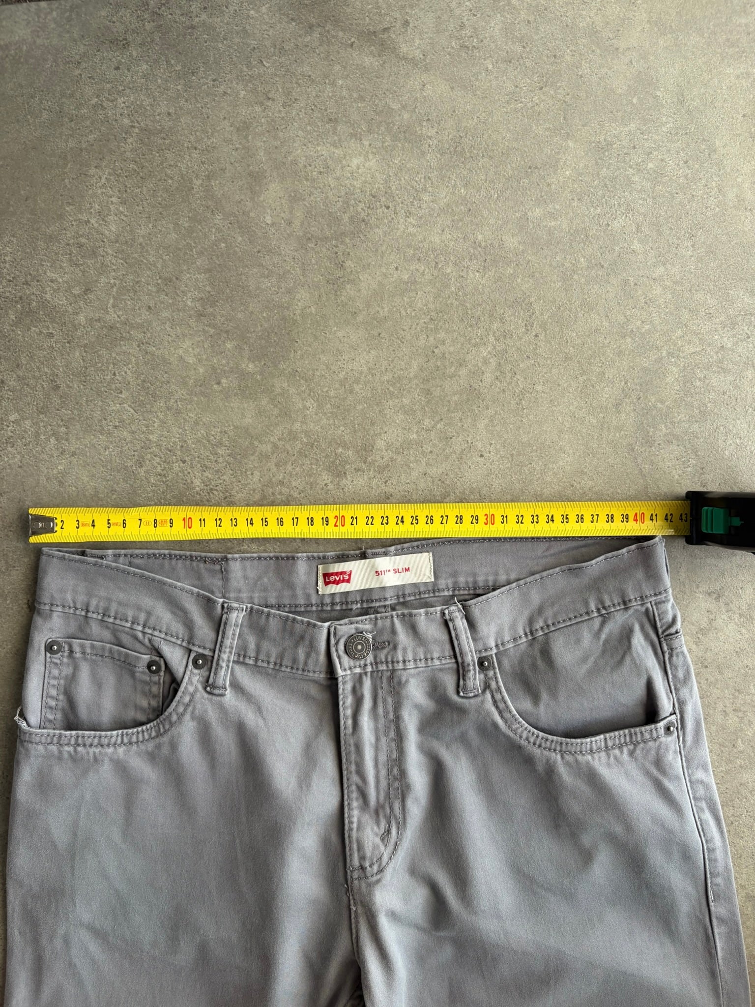 מכנסי Levi's 511 Slim אפורים וינטג׳ - 32