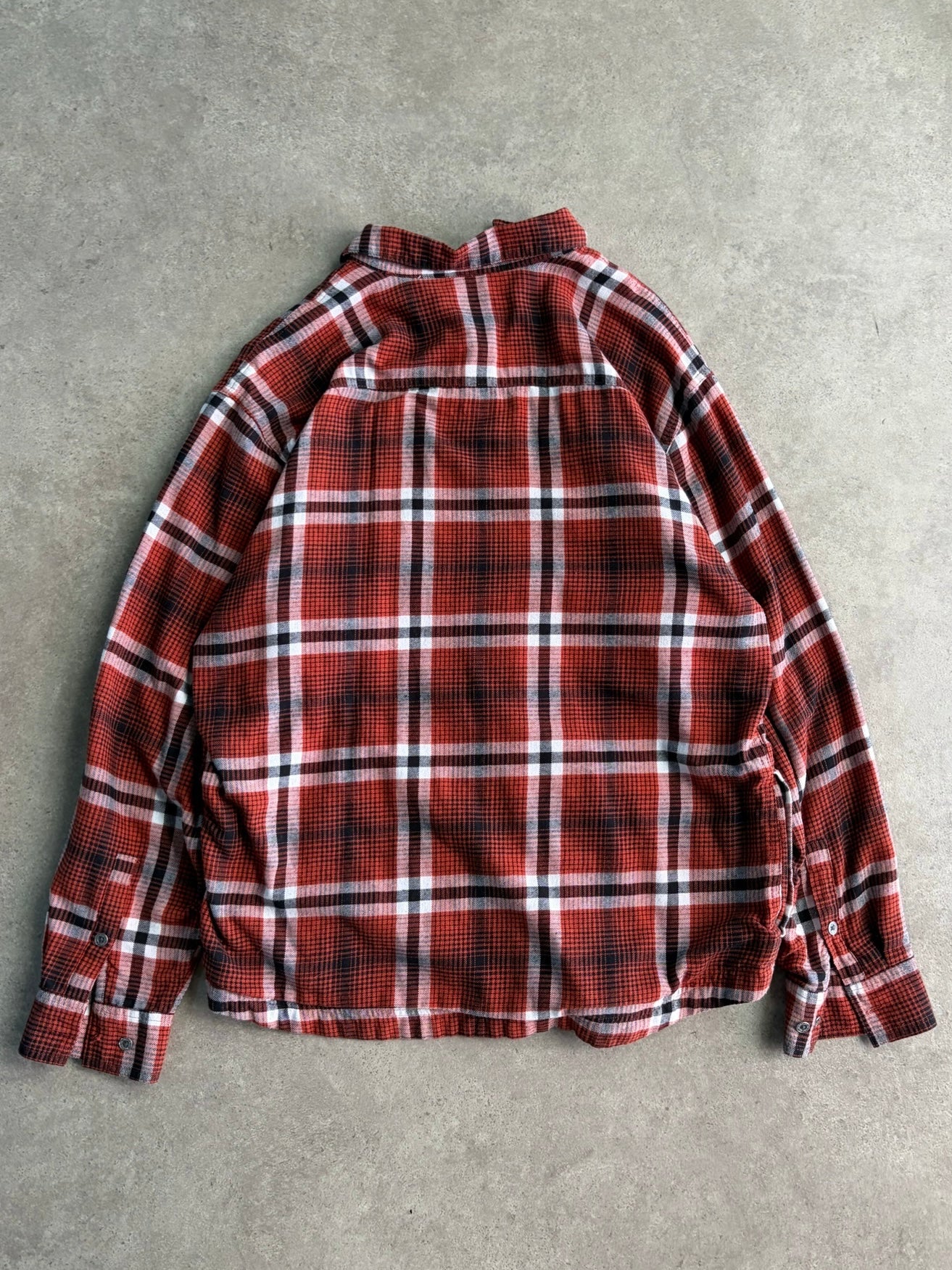 חולצת פלאנל משובצת Wrangler ATG וינטג׳ - XL