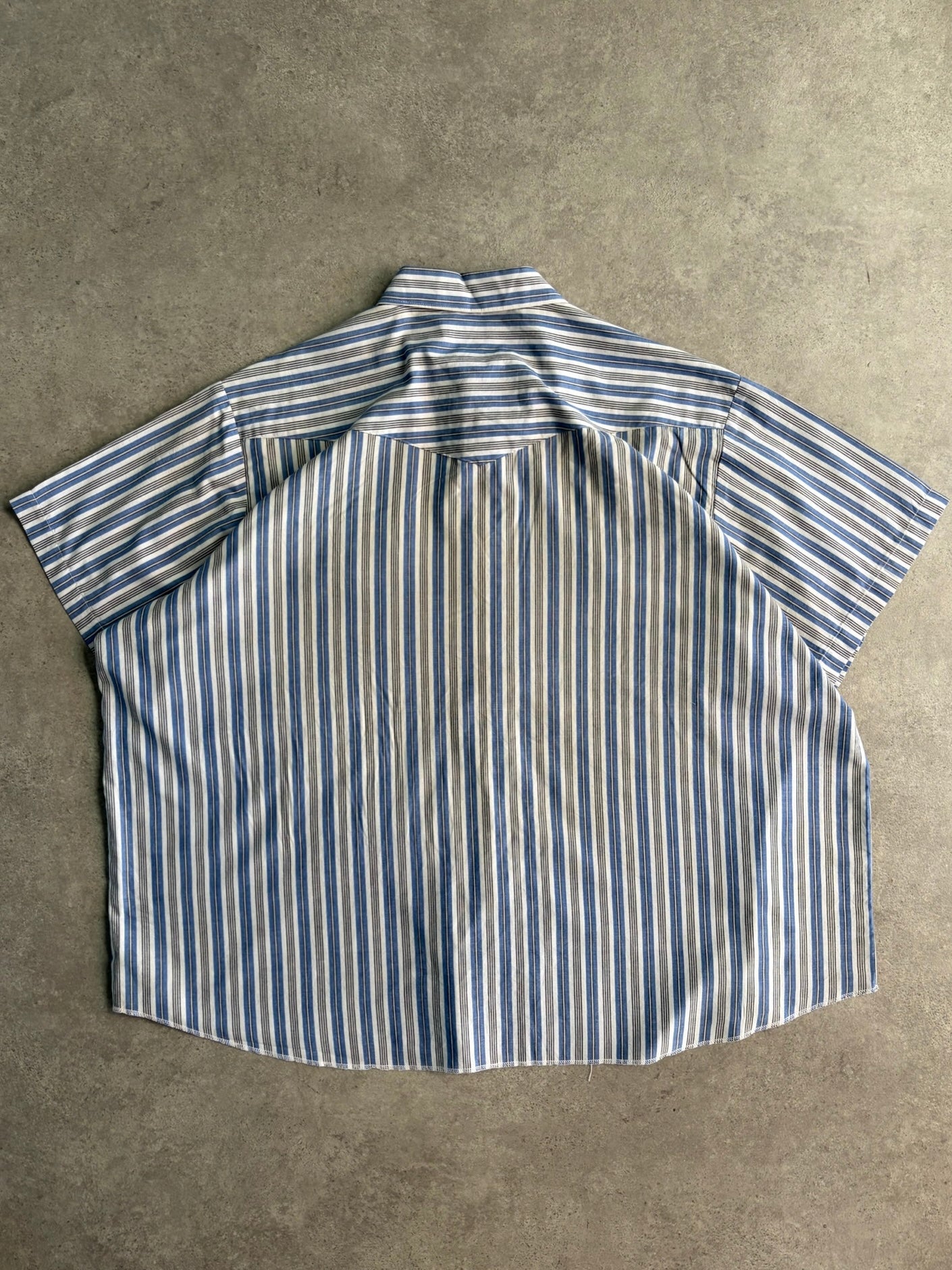 חולצת ווסטרן פסים וינטג׳ - 4XL