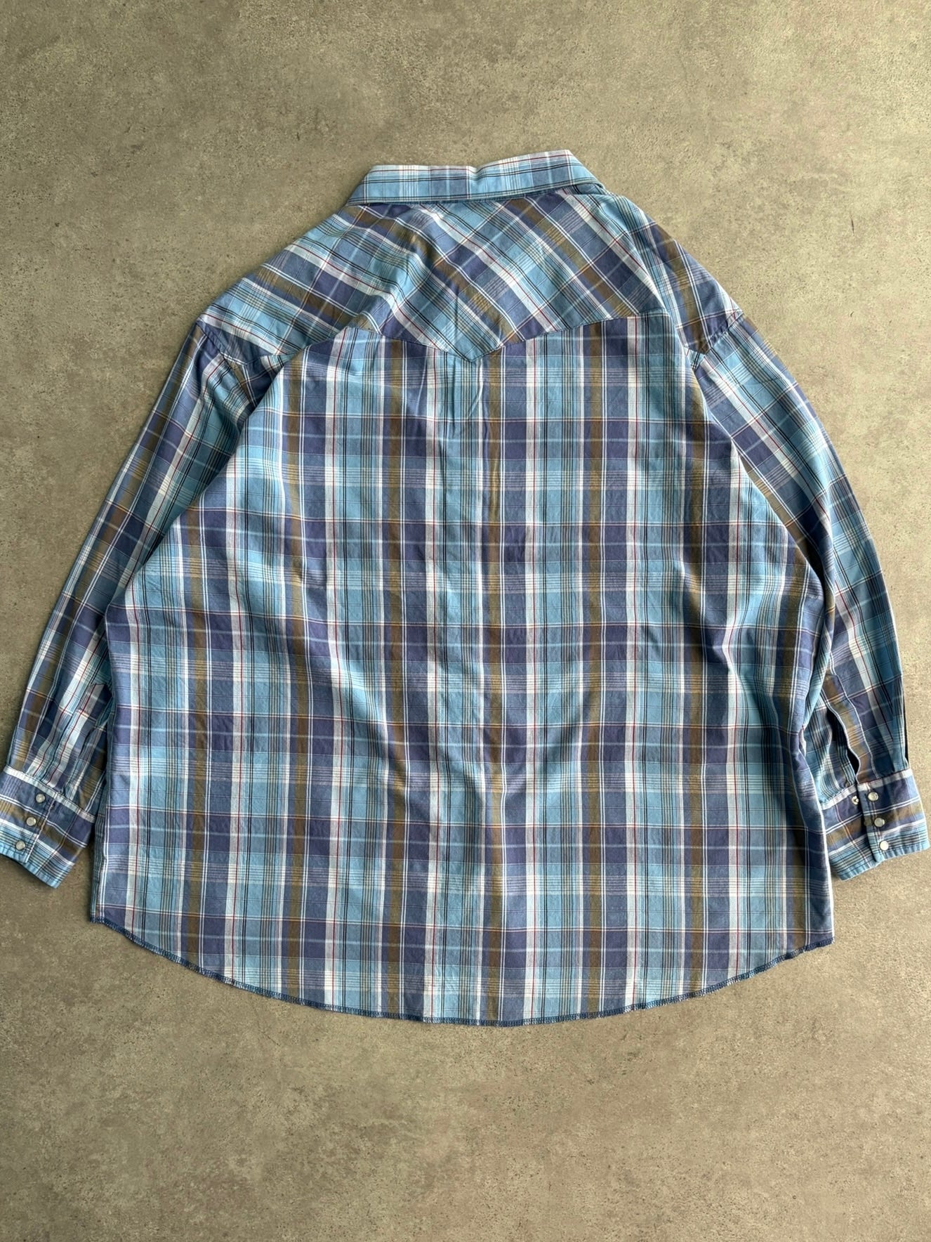 חולצת ווסטרן Wrangler משבצות וינטג׳ - 5XL