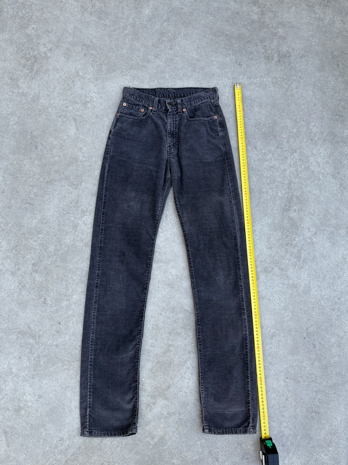 Levi's 505 קורדרוי שחור וינטג׳ - 25