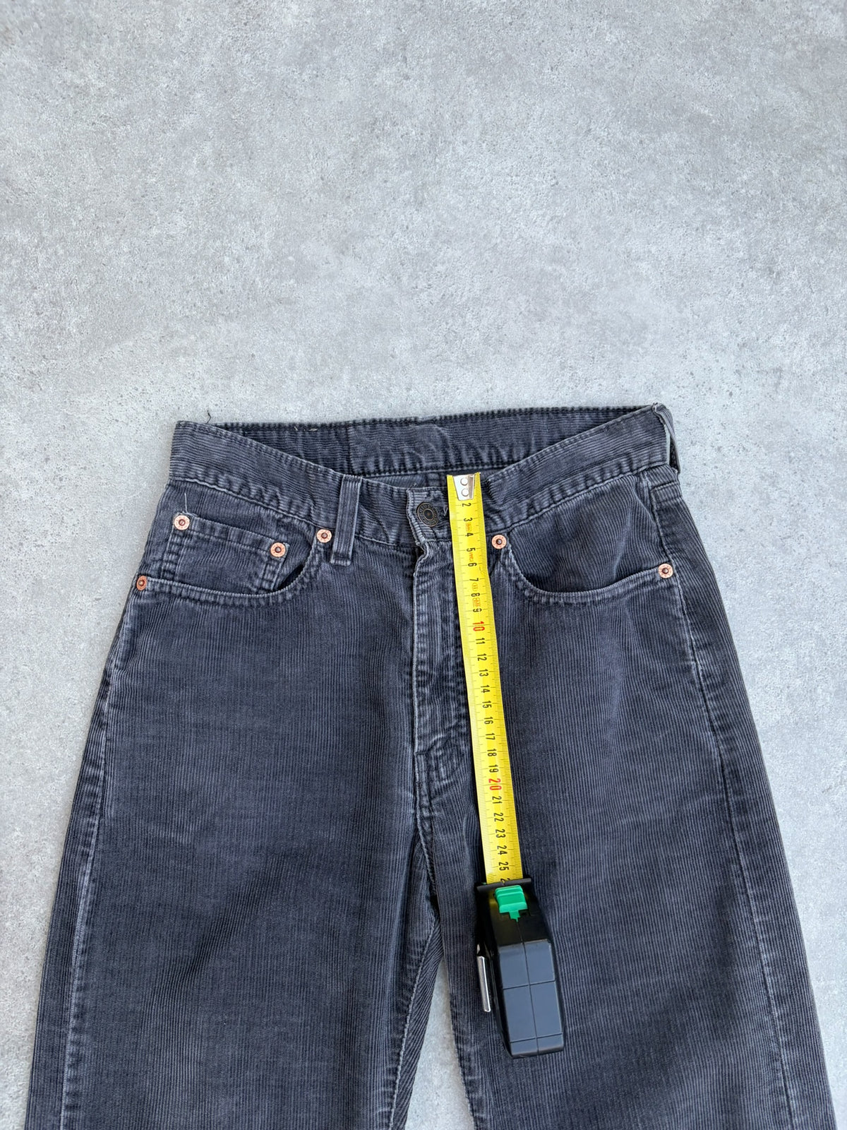 Levi's 505 קורדרוי שחור וינטג׳ - 25