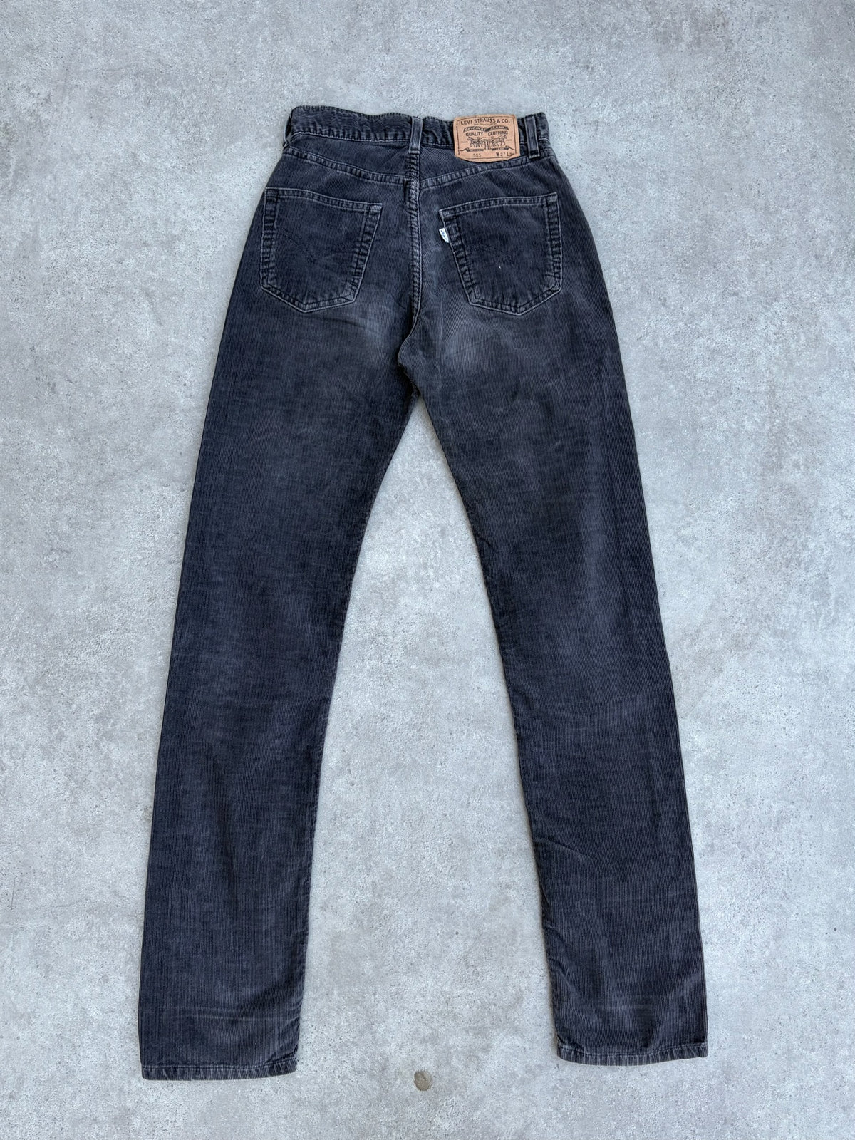 Levi's 505 קורדרוי שחור וינטג׳ - 25