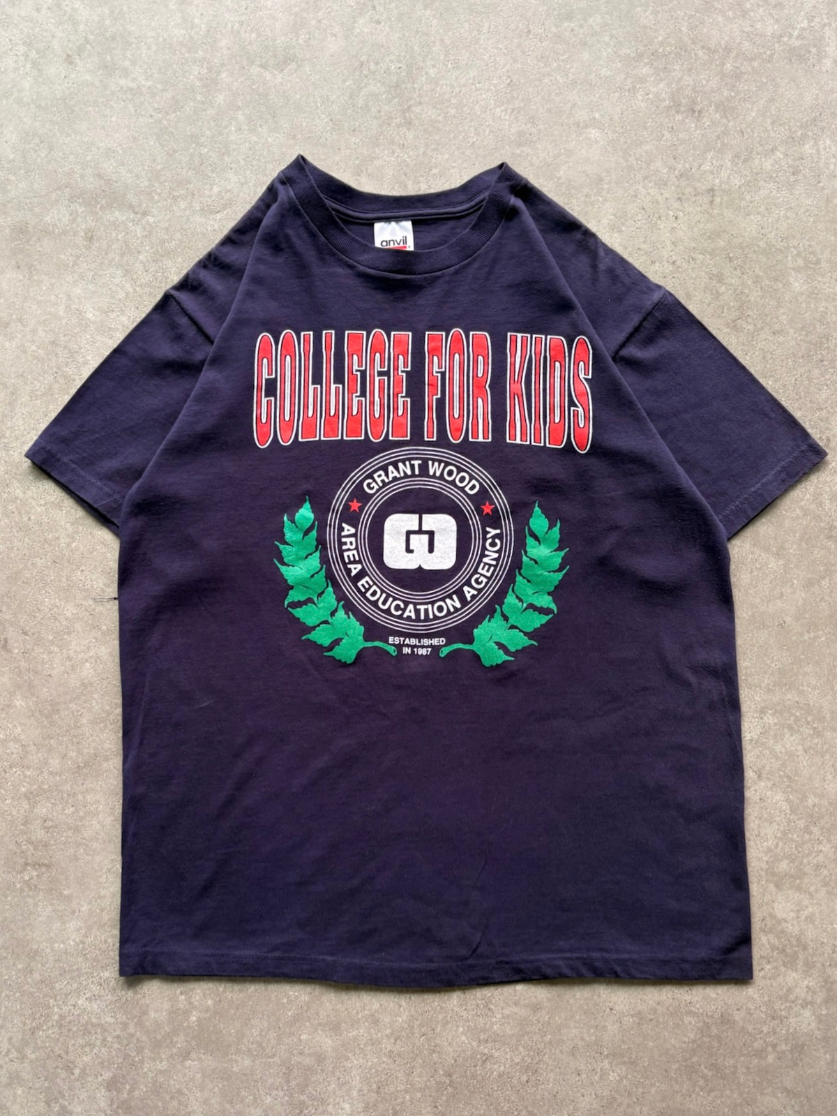 טי שירט College For Kids וינטג׳ - M
