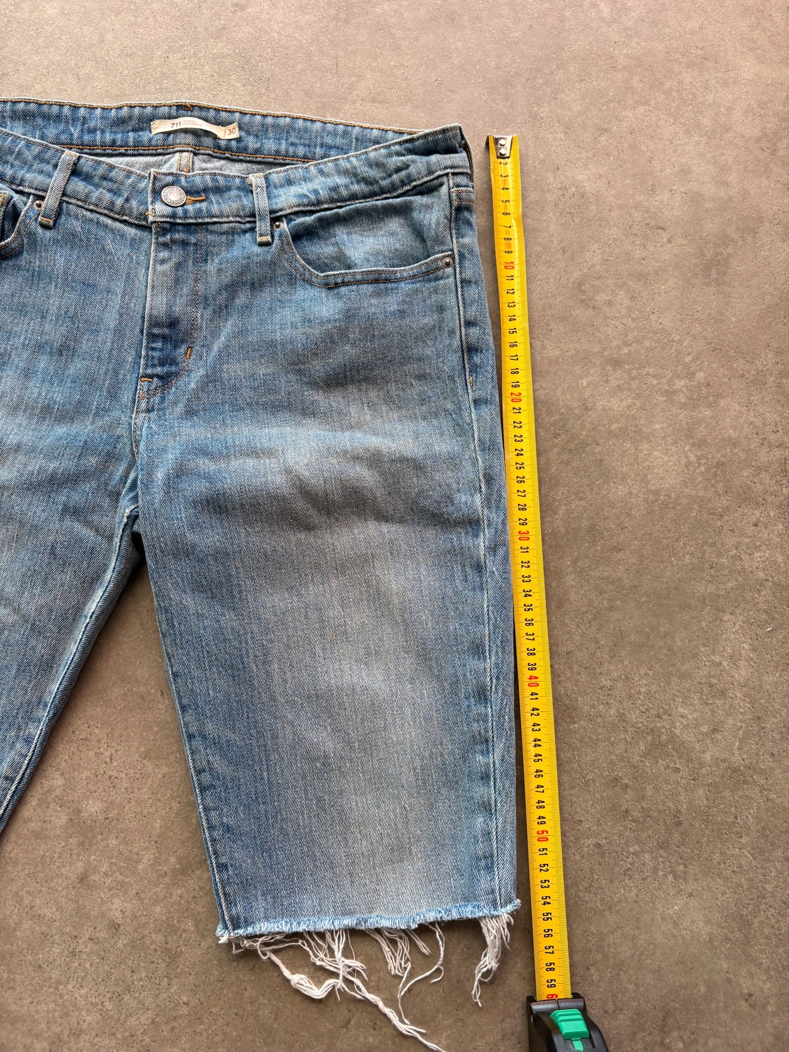 שורטס ג׳ינס Levi's 711 חתוך וינטג׳ - 33