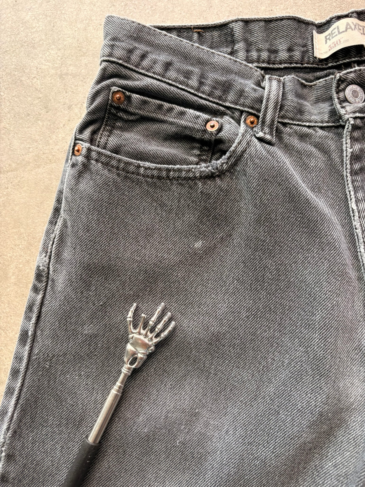 ג׳ינס Levi's 550 אפור וינטג׳ - 31